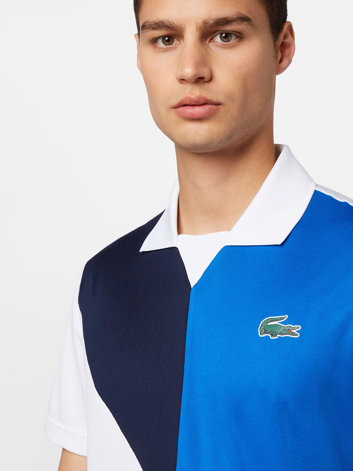 Lacoste Sport Funkčné tričko modrá / námornícka modrá / trávovo zelená / biela - Pepit.sk