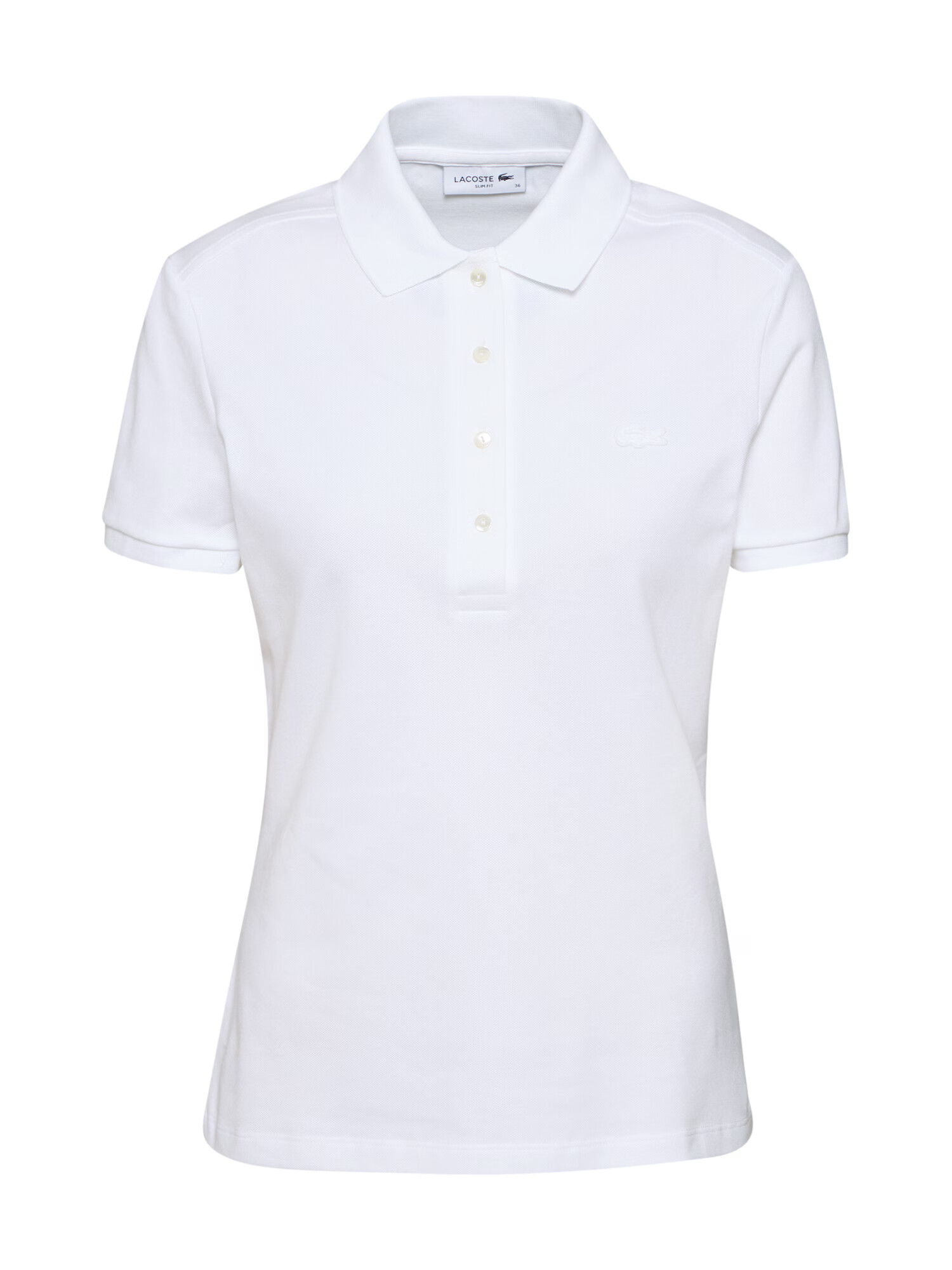 LACOSTE Tričko 'CHEMISE' biela - Pepit.sk