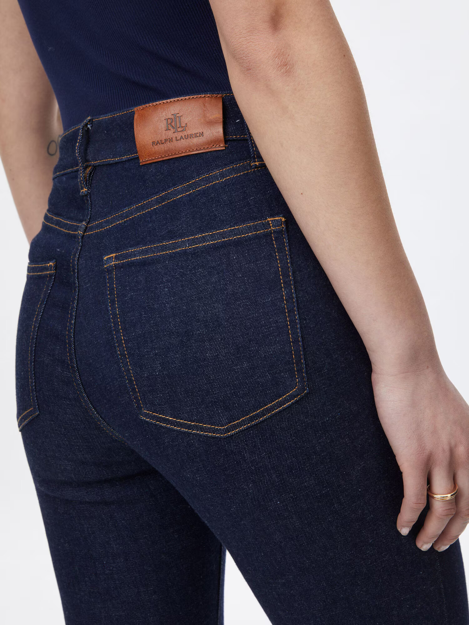 Lauren Ralph Lauren Džínsy modrá denim - Pepit.sk