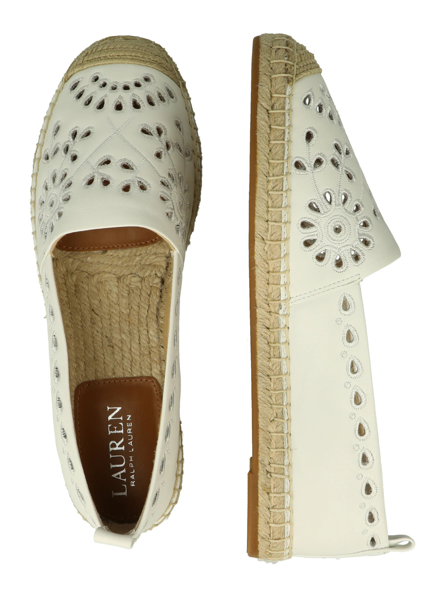 Lauren Ralph Lauren Espadrilky 'CAMERYN' béžová / biela - Pepit.sk