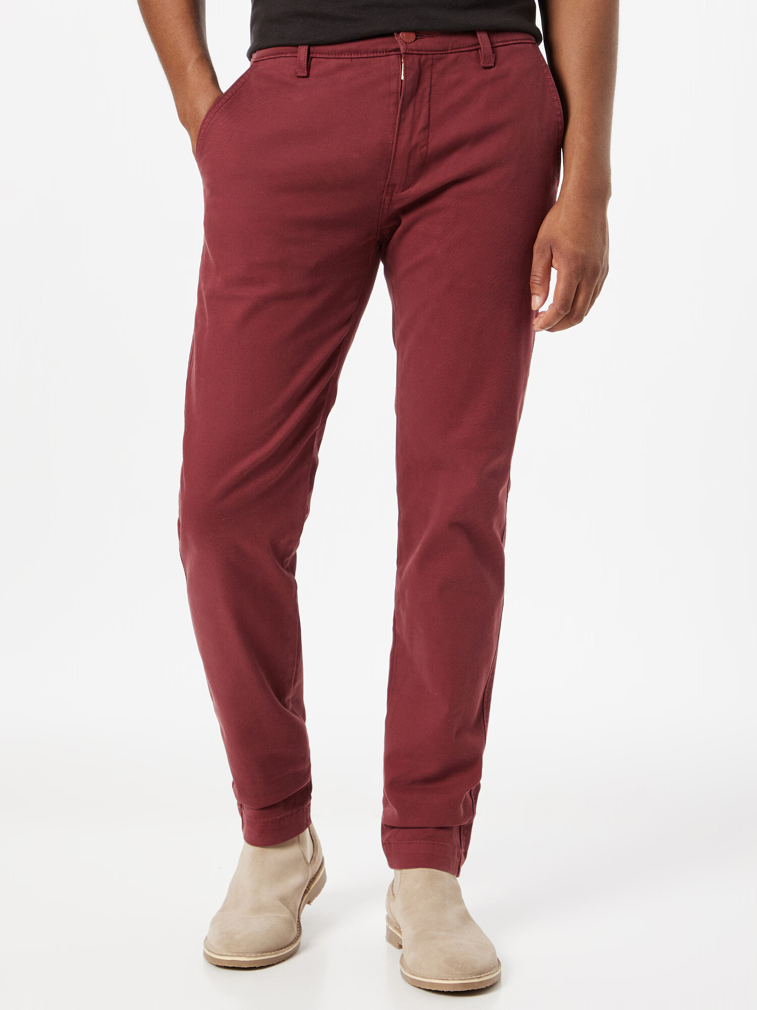 LEVI'S Chino nohavice burgundská - Pepit.sk