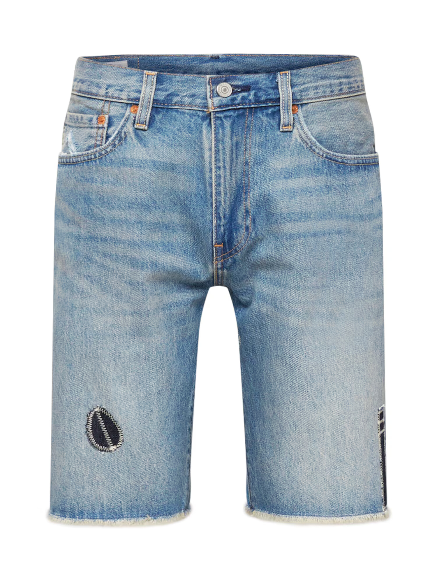 LEVI'S Džínsy '405 STANDARD SHORT MED INDIGO - WORN IN' modrá denim - Pepit.sk