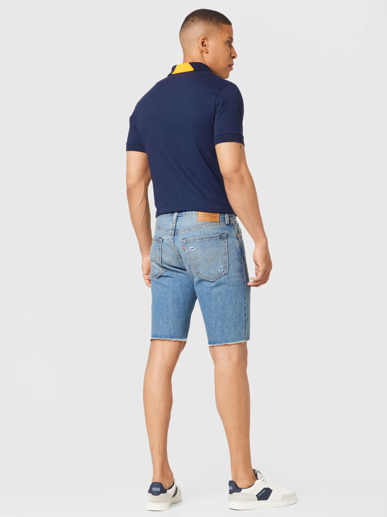 LEVI'S Džínsy '405 STANDARD SHORT MED INDIGO - WORN IN' modrá denim - Pepit.sk