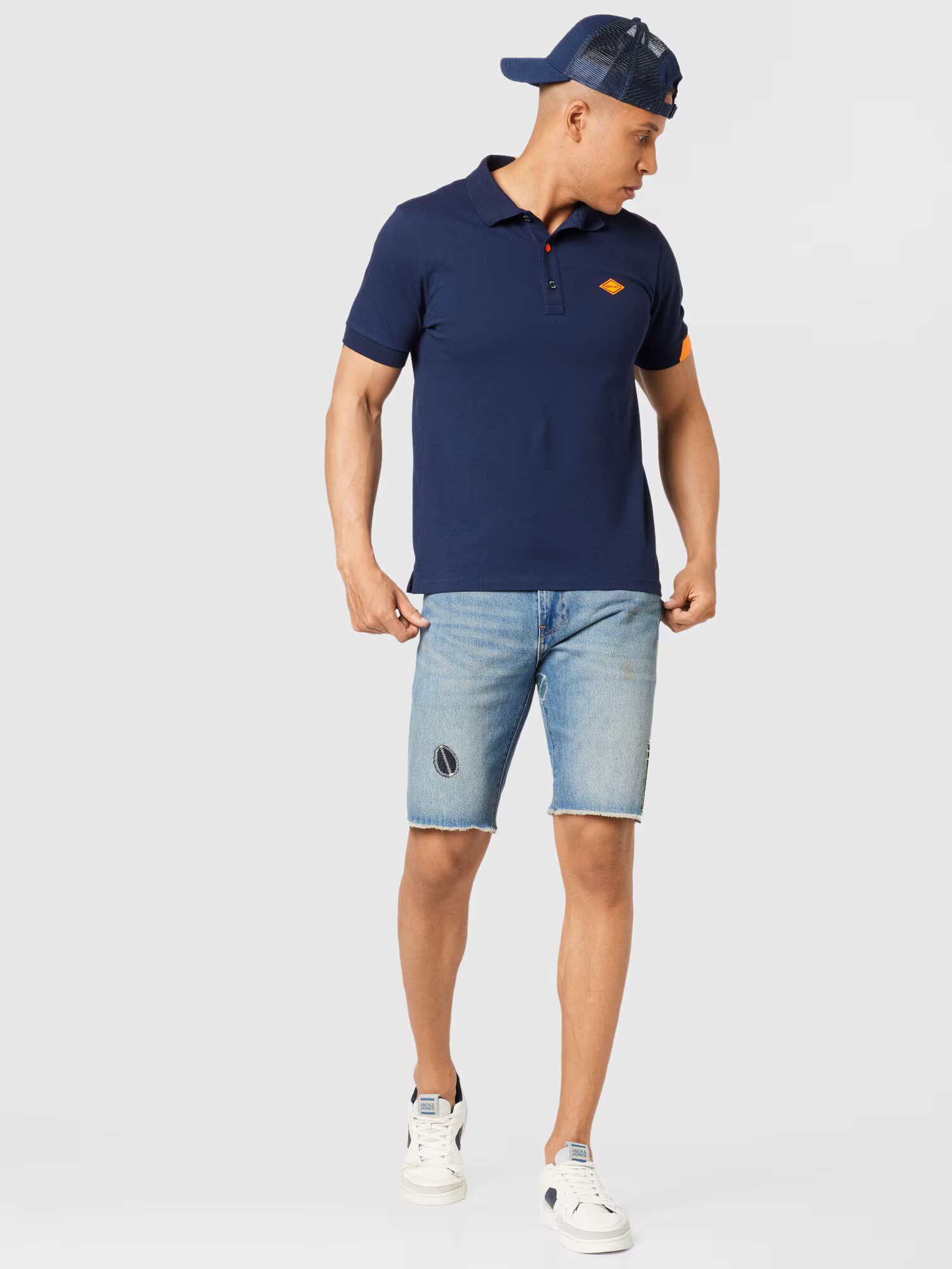 LEVI'S Džínsy '405 STANDARD SHORT MED INDIGO - WORN IN' modrá denim - Pepit.sk