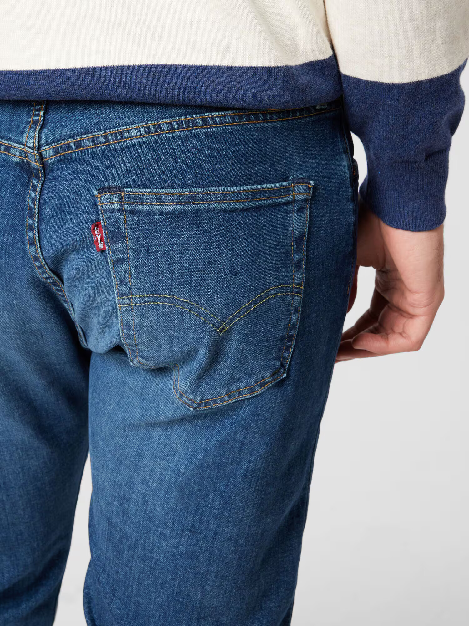 LEVI'S Džínsy '501® LEVIS®ORIGINAL FIT DARK INDIGO - FLAT FINISH' modrá denim - Pepit.sk