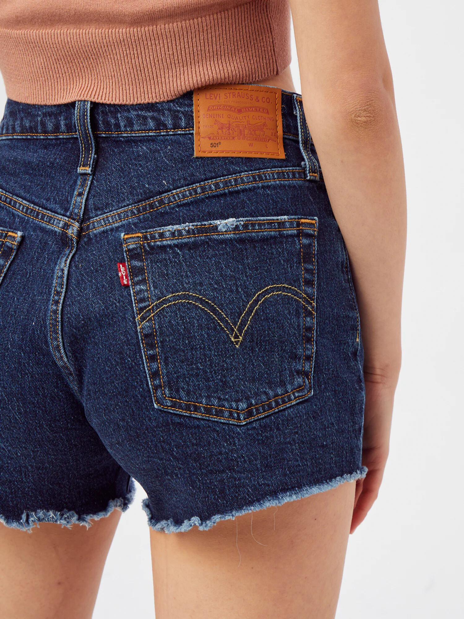 LEVI'S Džínsy '501 Original Short' modrá denim - Pepit.sk