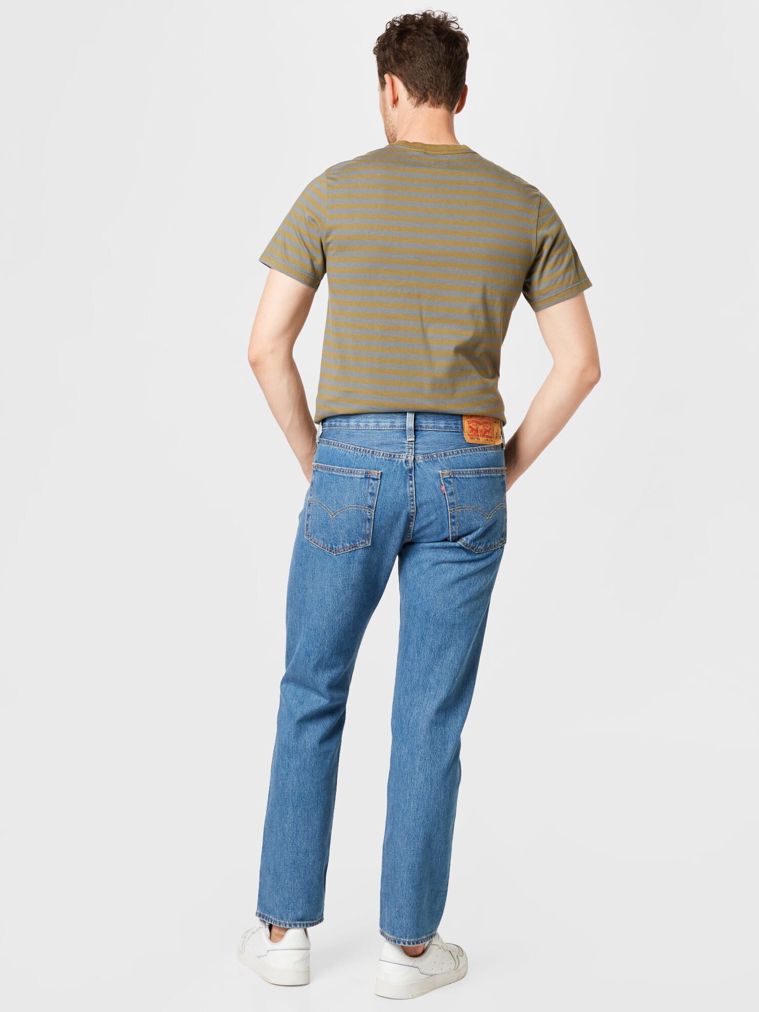 LEVI'S Džínsy '501® 93 STRAIGHT MED INDIGO - WORN IN' modrá denim - Pepit.sk