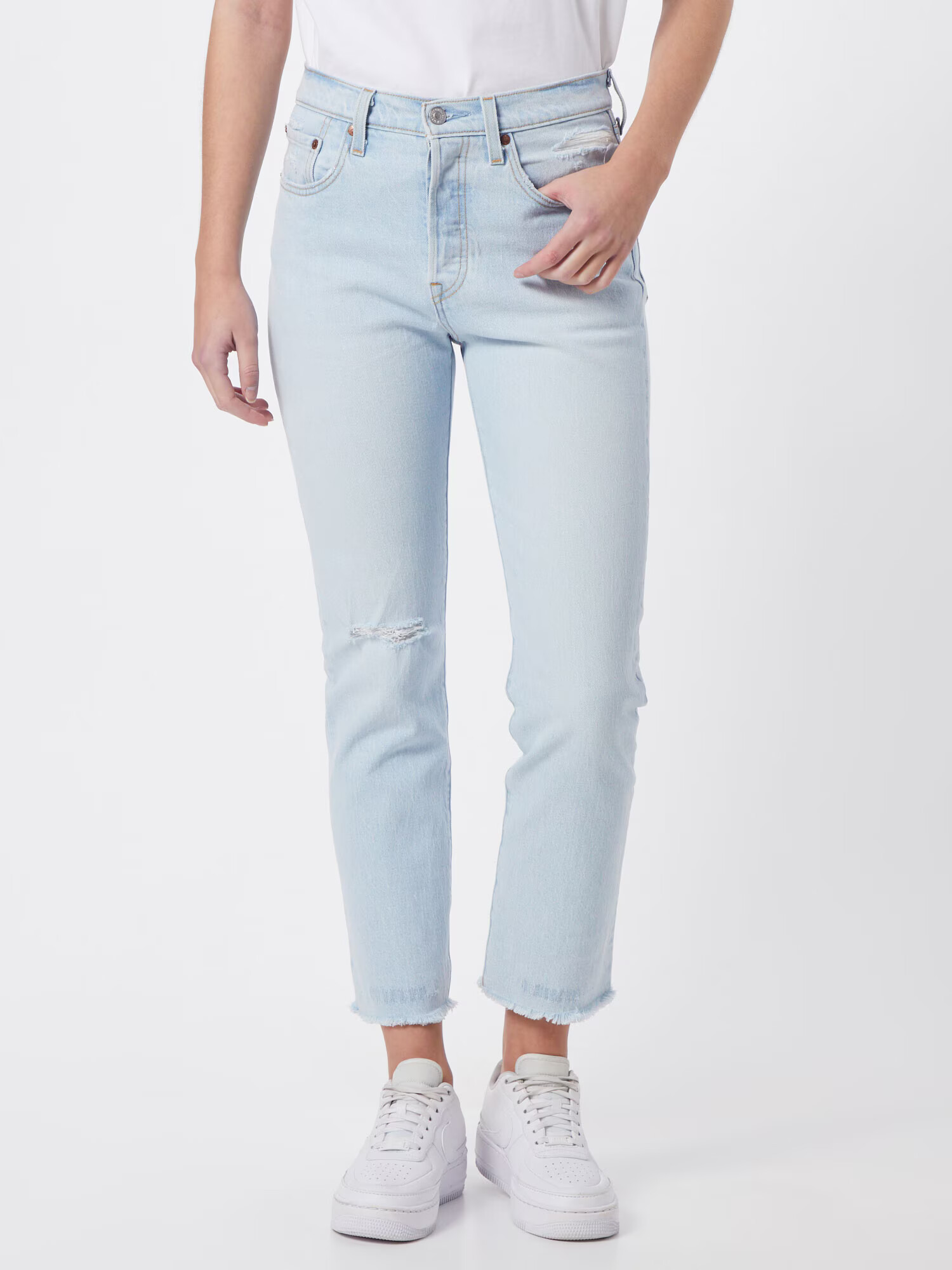 LEVI'S Džínsy '501® CROP' modrá denim - Pepit.sk