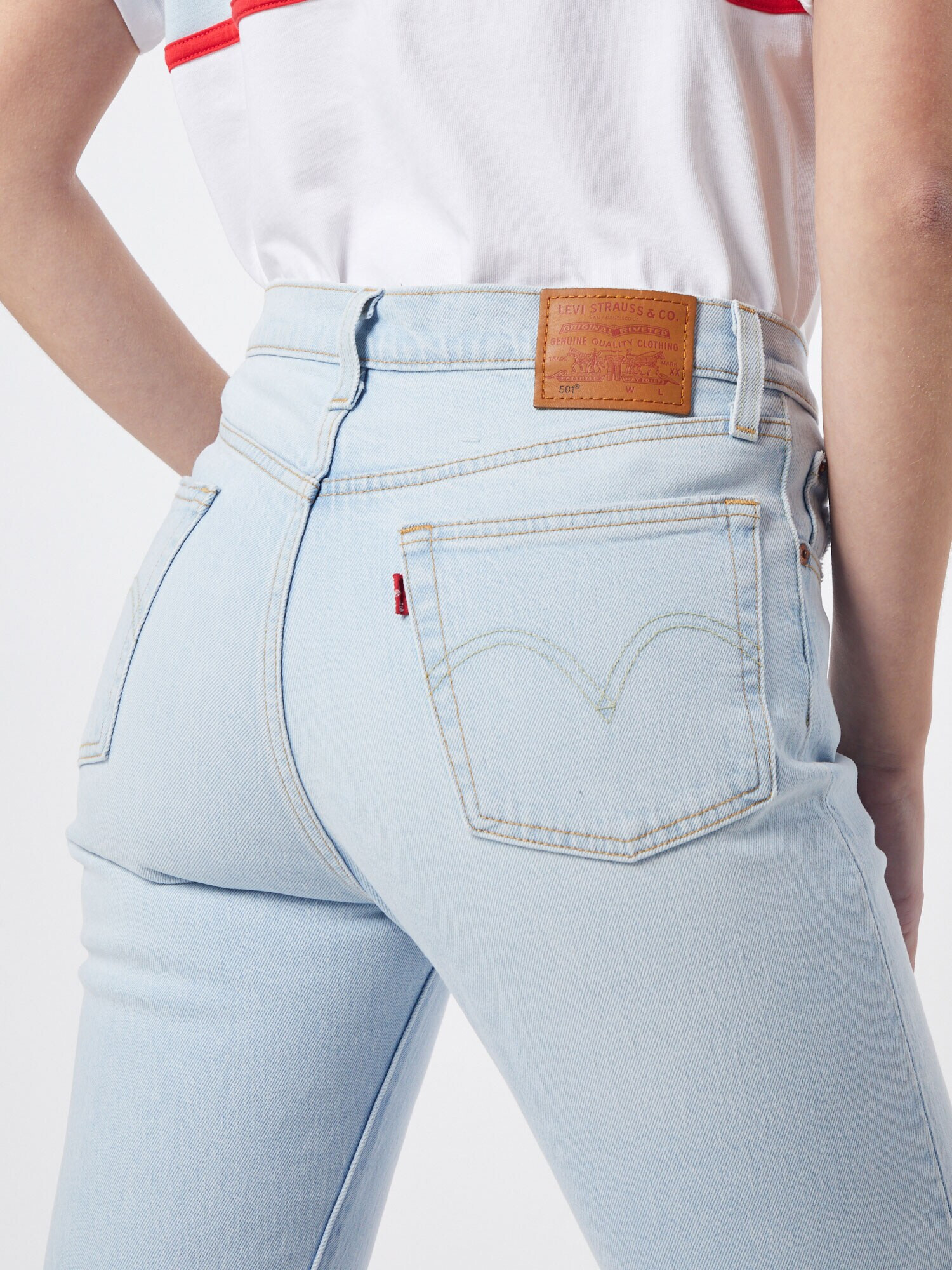 LEVI'S Džínsy '501® CROP' modrá denim - Pepit.sk