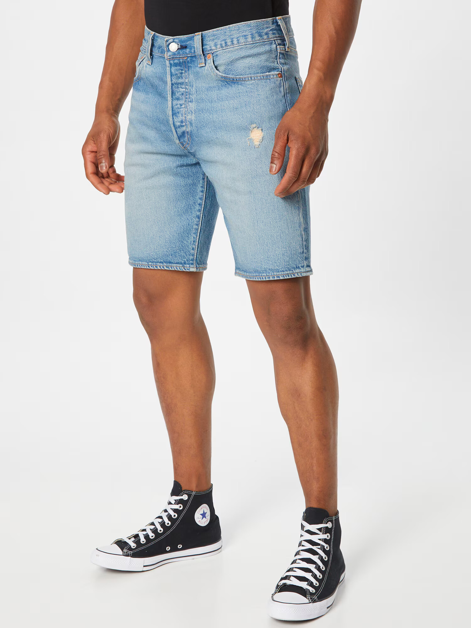 LEVI'S Džínsy '501® HEMMED SHORT' modrá denim - Pepit.sk