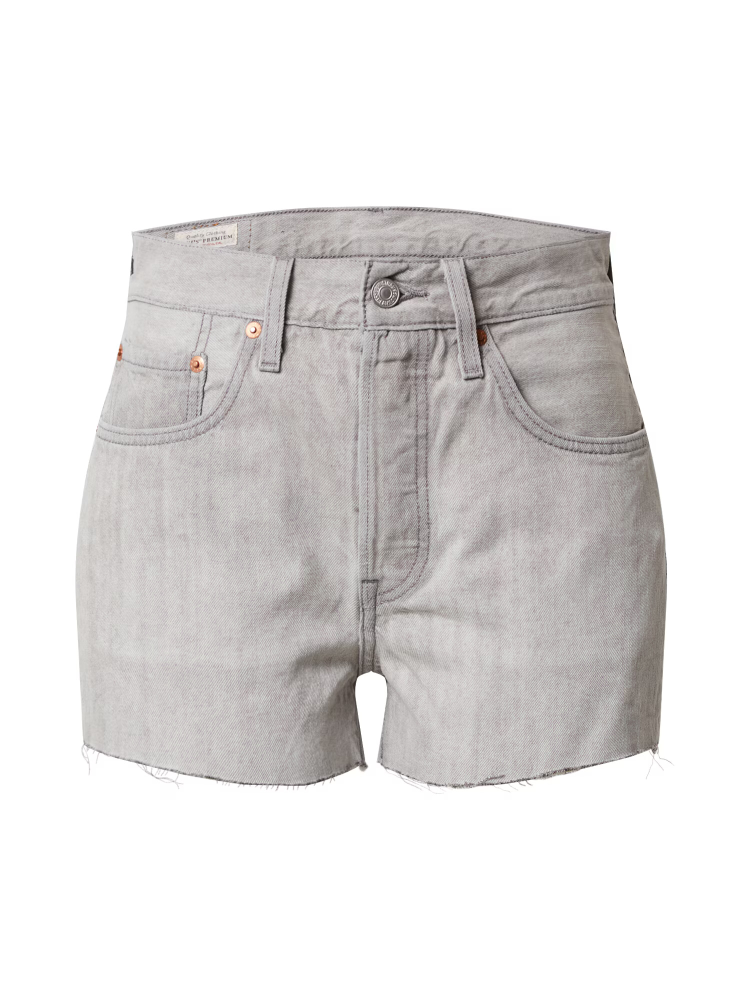 LEVI'S Džínsy '501® HIGH RISE SHORT' sivý denim - Pepit.sk