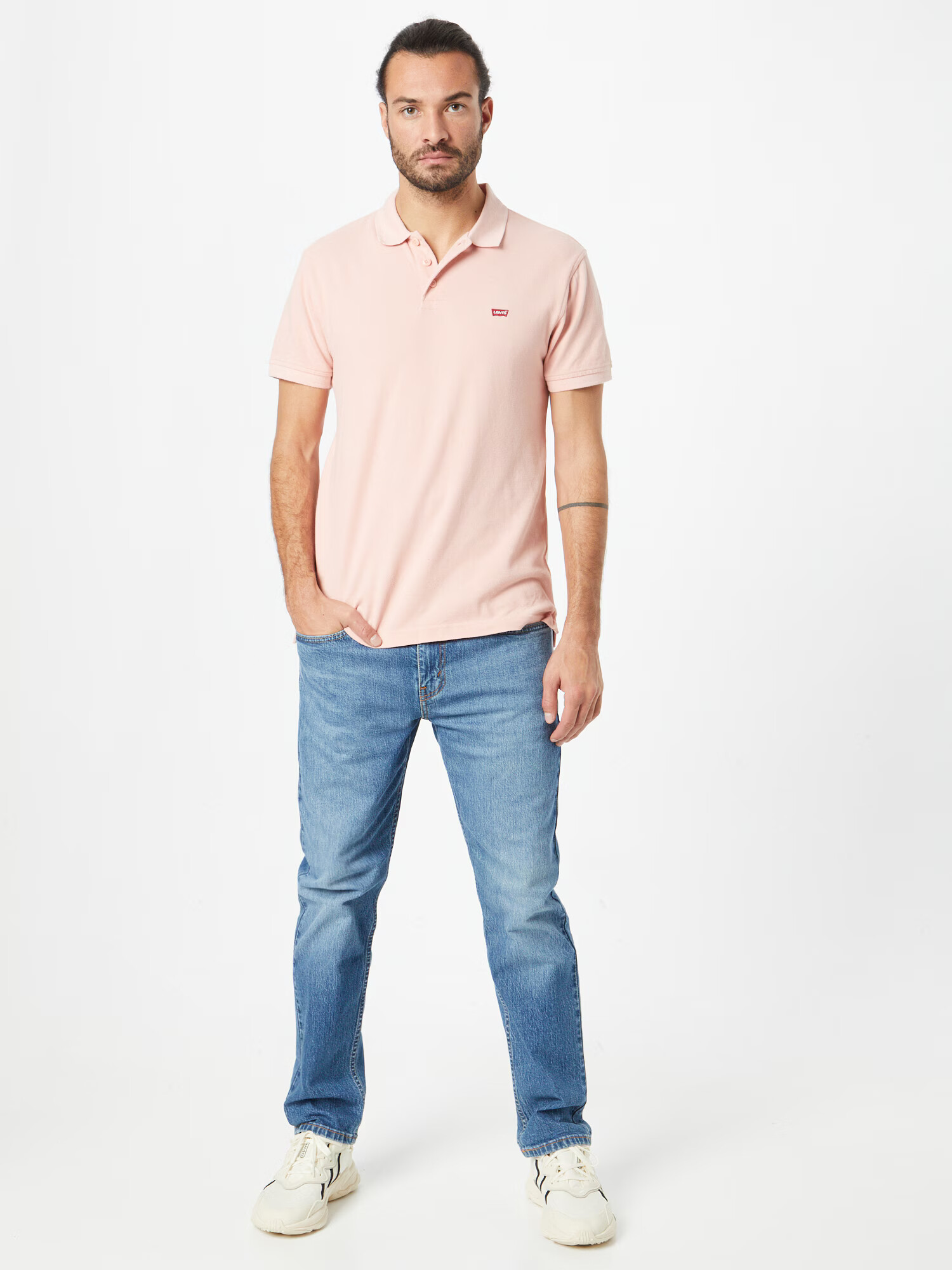 LEVI'S ® Džínsy '502 TAPER HI BALL' modrá denim - Pepit.sk