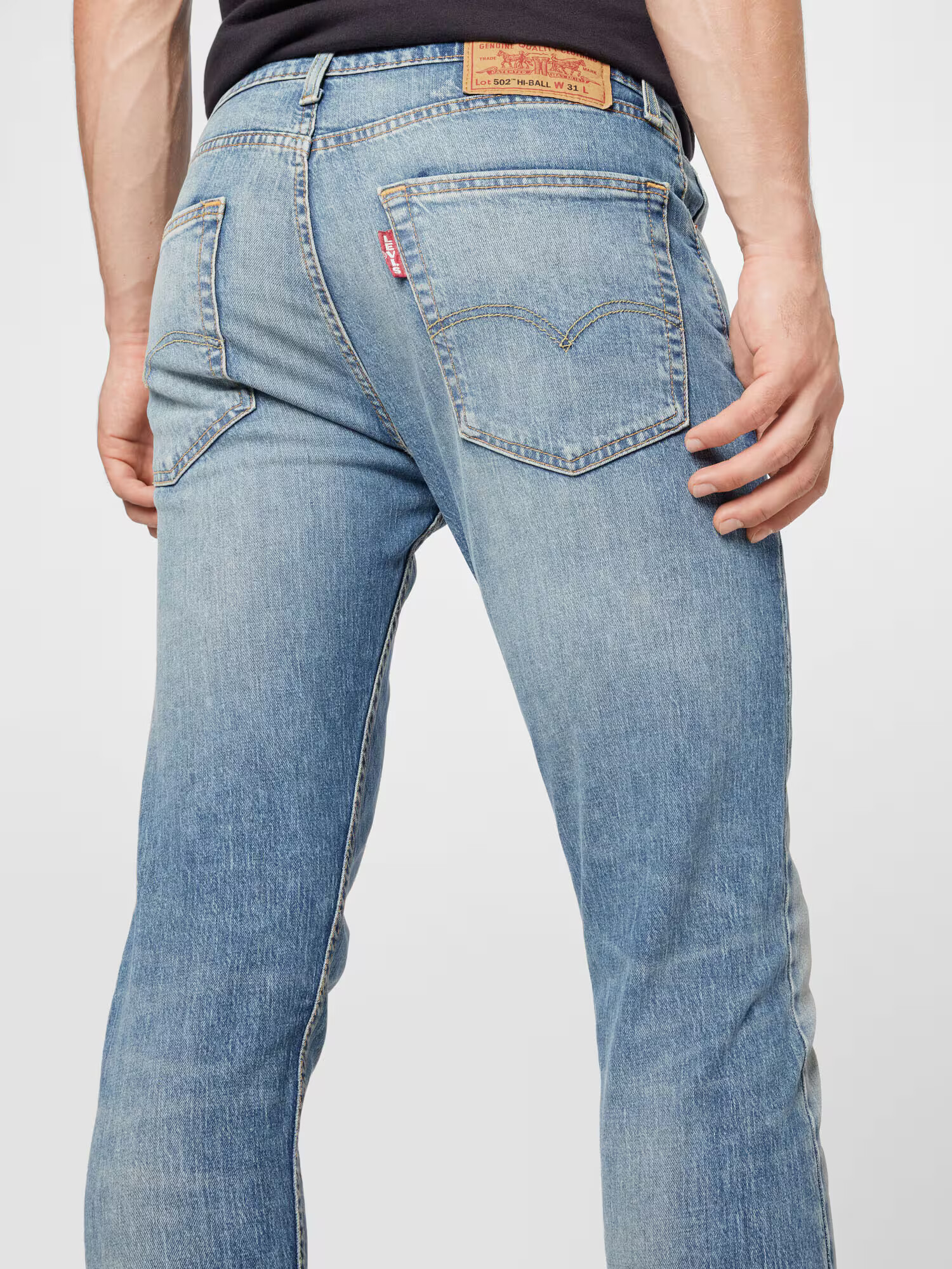 LEVI'S Džínsy '502 TAPER HI BALL' modrá denim - Pepit.sk