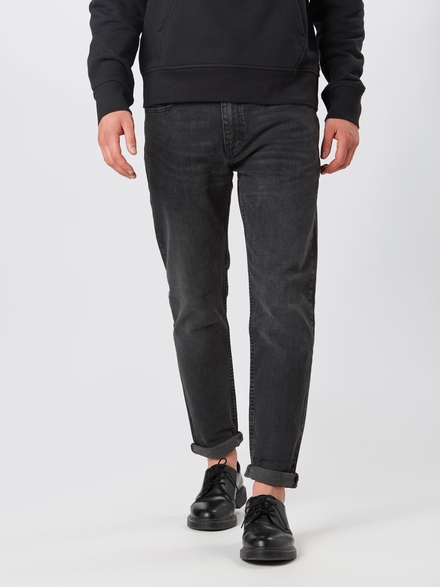 LEVI'S Džínsy '502 TAPER HI-BALL BLACKS' čierny denim - Pepit.sk