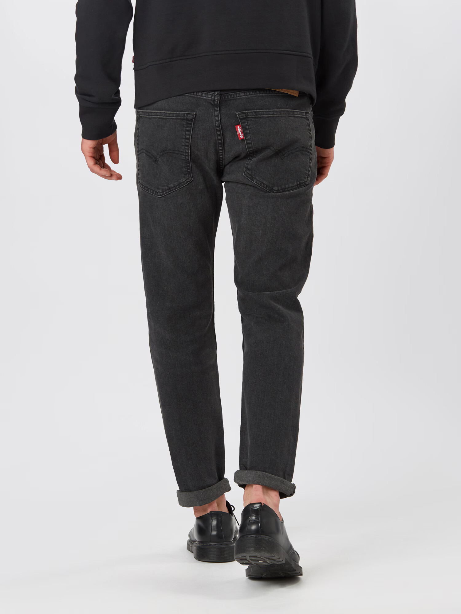 LEVI'S Džínsy '502 TAPER HI-BALL BLACKS' čierny denim - Pepit.sk