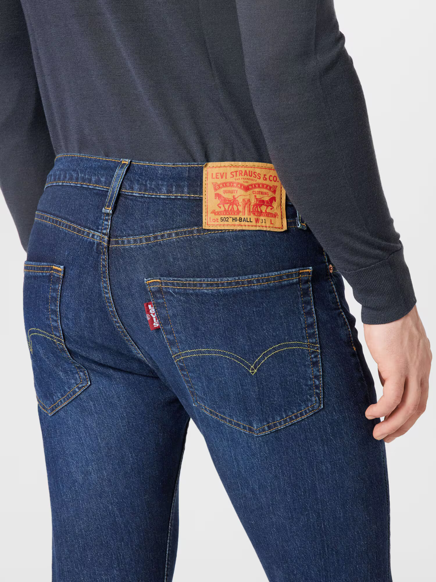 LEVI'S ® Džínsy '502™ REGULAR TAPER' modrá denim - Pepit.sk