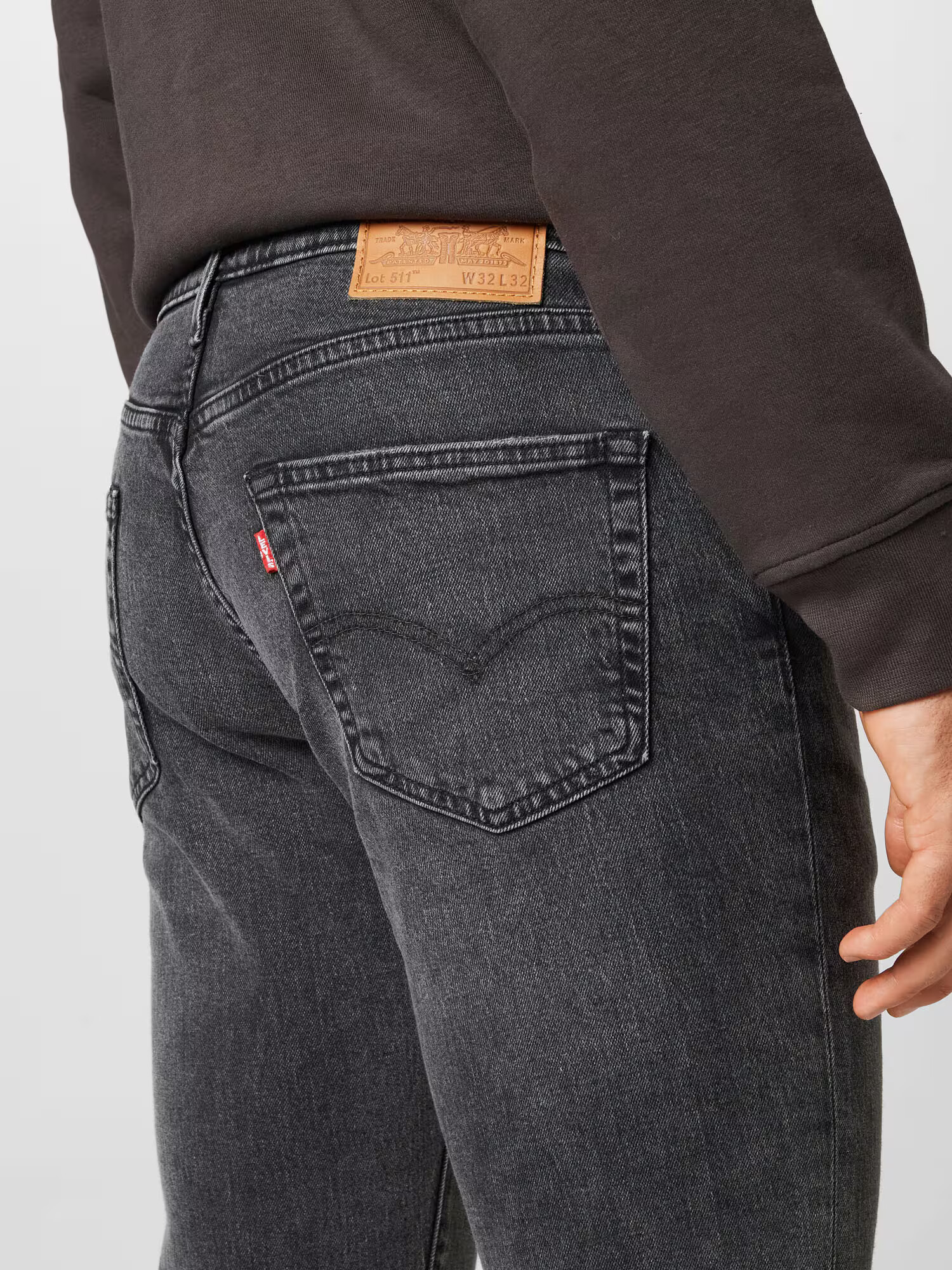 LEVI'S Džínsy '511™ SLIM FIT' čierny denim - Pepit.sk