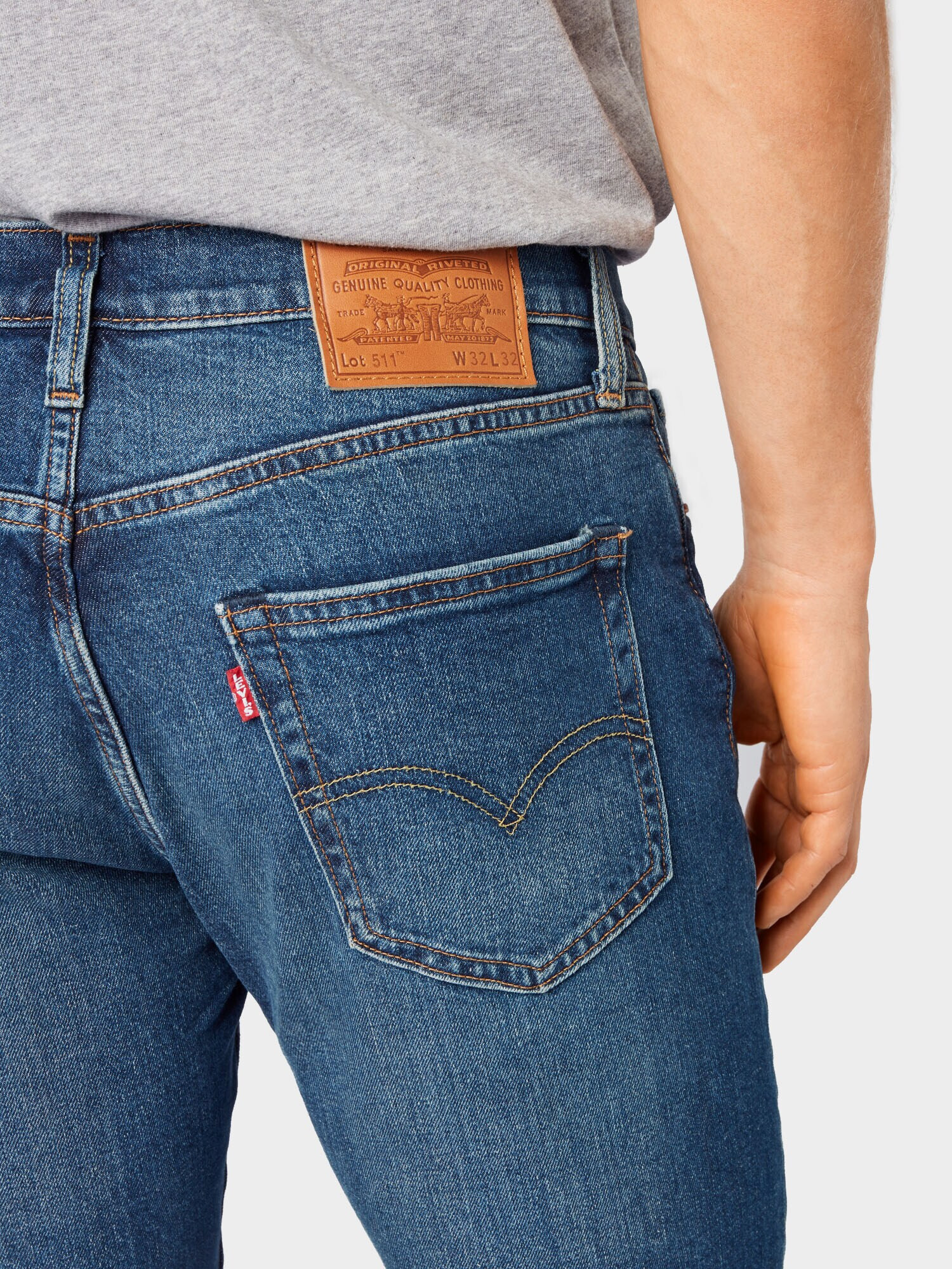 LEVI'S Džínsy '511™ SLIM DARK INDIGO - WORN IN' modrá - Pepit.sk