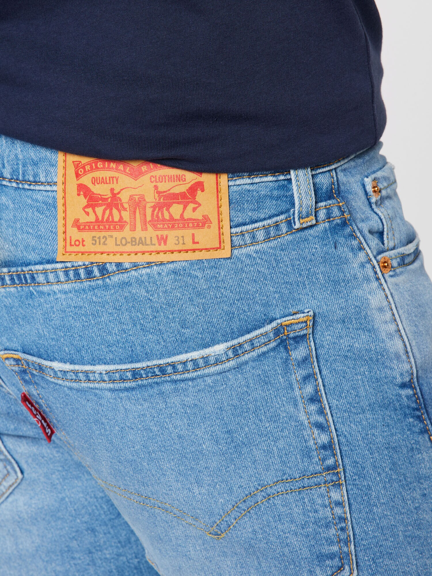 LEVI'S Džínsy '512 SLIM TAPER LO BALL' modrá denim - Pepit.sk