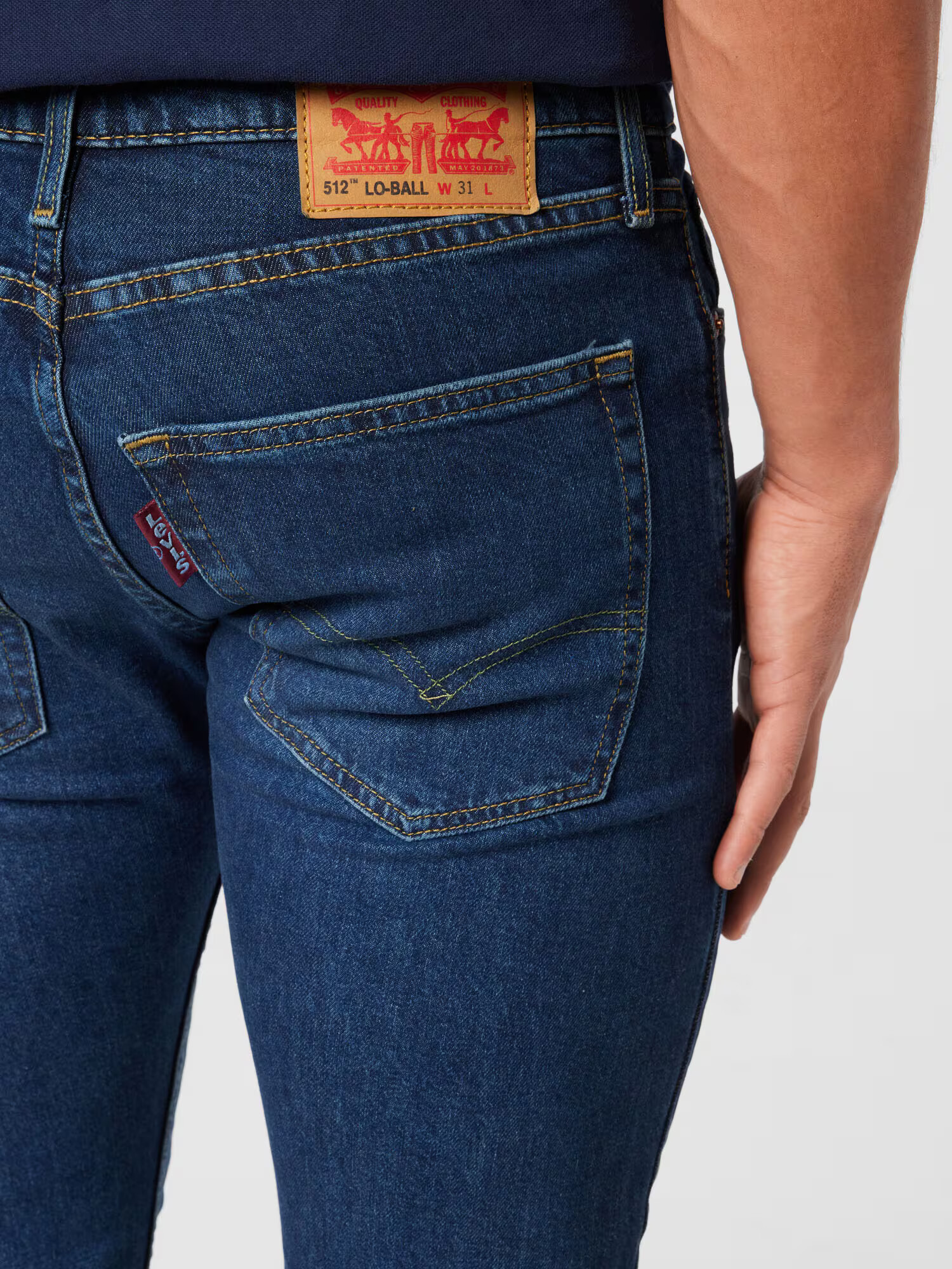 LEVI'S Džínsy '512 SLIM TAPER LO BALL' modrá denim - Pepit.sk