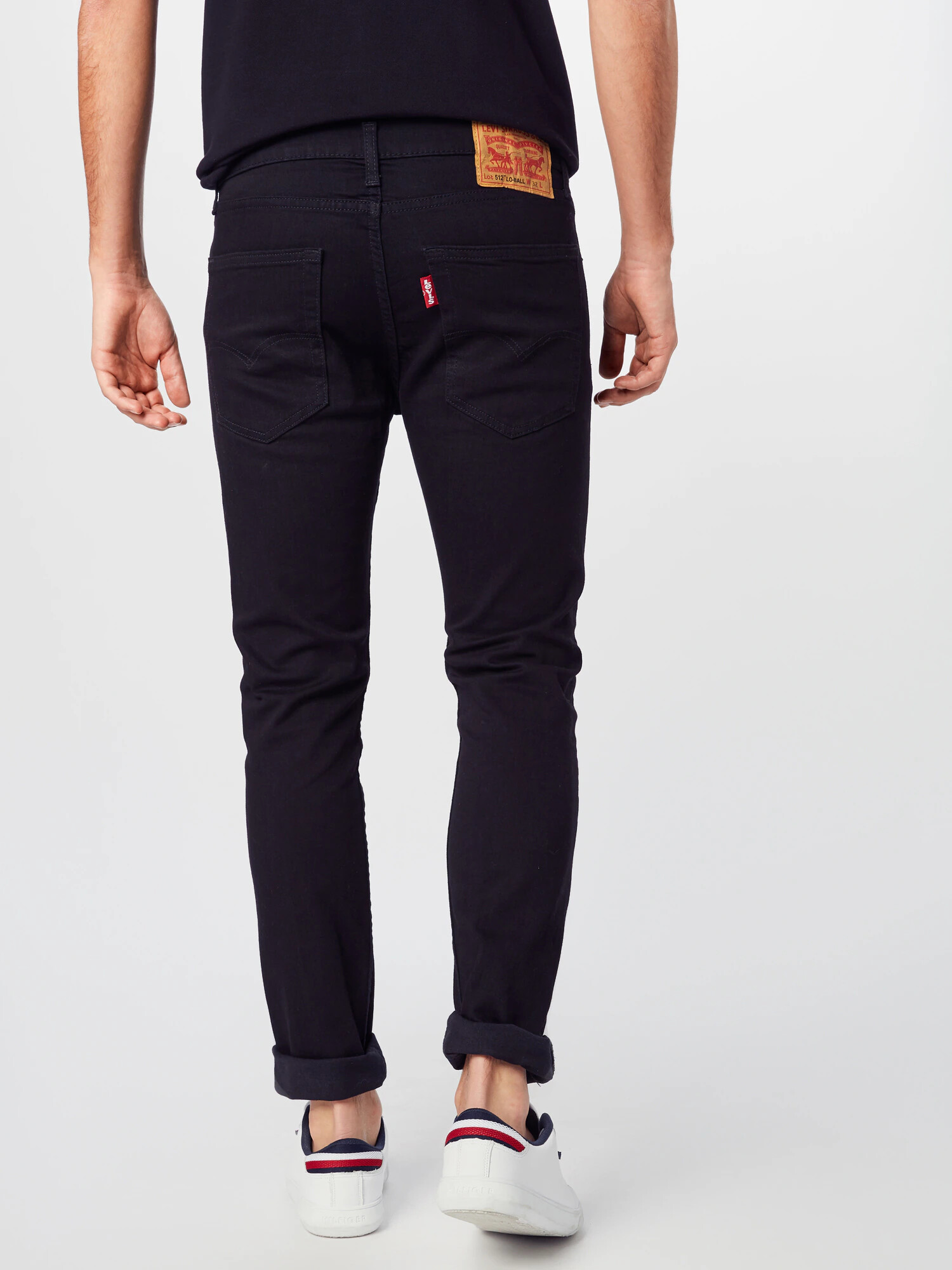 LEVI'S Džínsy '512 SLIM TAPER LO-BALL BLACKS' čierny denim - Pepit.sk