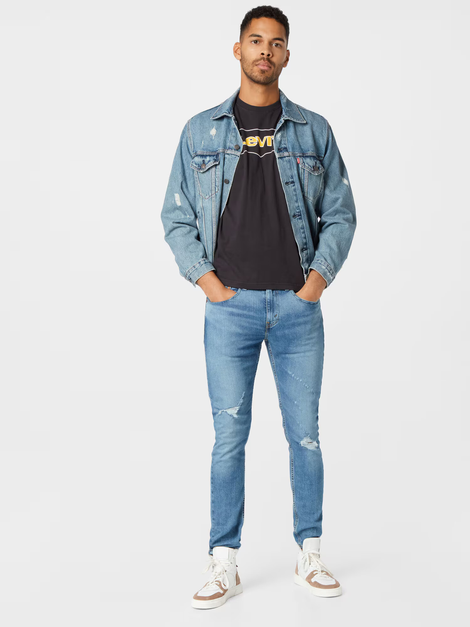 LEVI'S Džínsy '512SLIMTAPERLOBALL' modrá denim - Pepit.sk