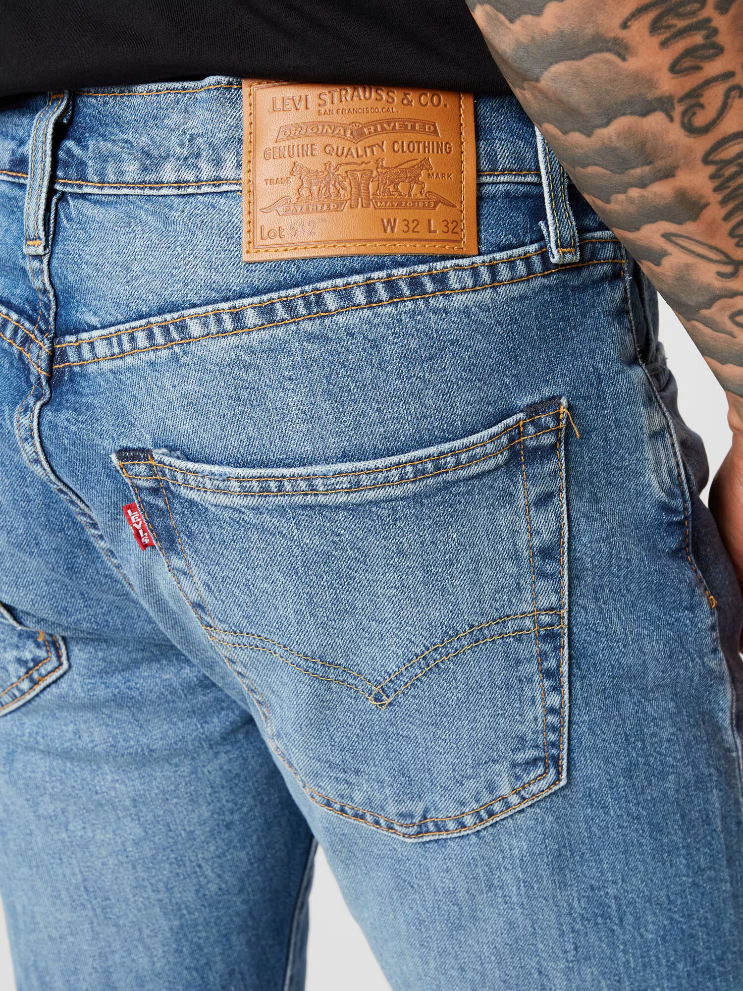 LEVI'S Džínsy '512™ SLIM TAPER FIT' modrá denim - Pepit.sk