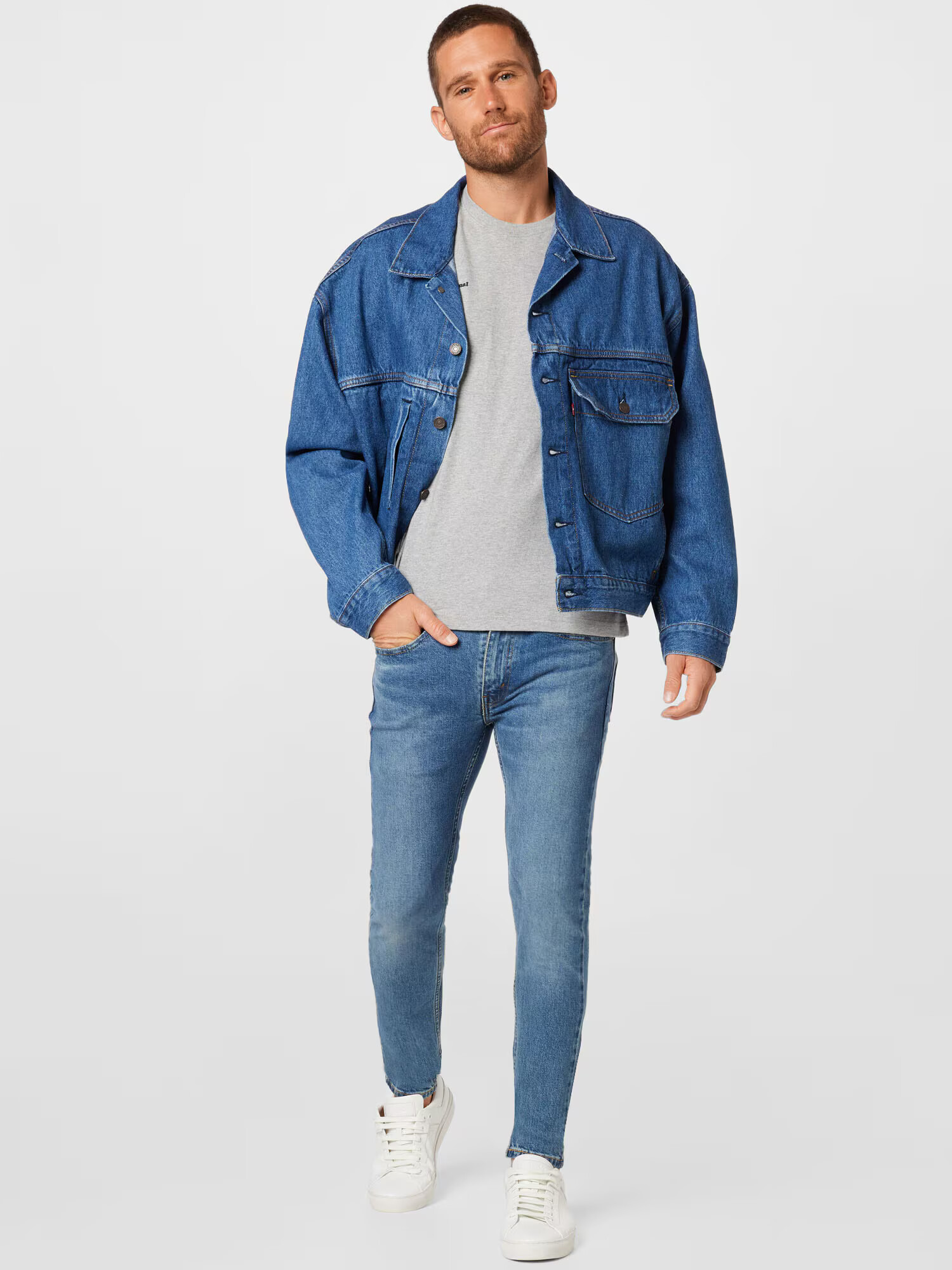 LEVI'S ® Džínsy '519™ EXT SKINNY HI-BALL B' modrá denim - Pepit.sk