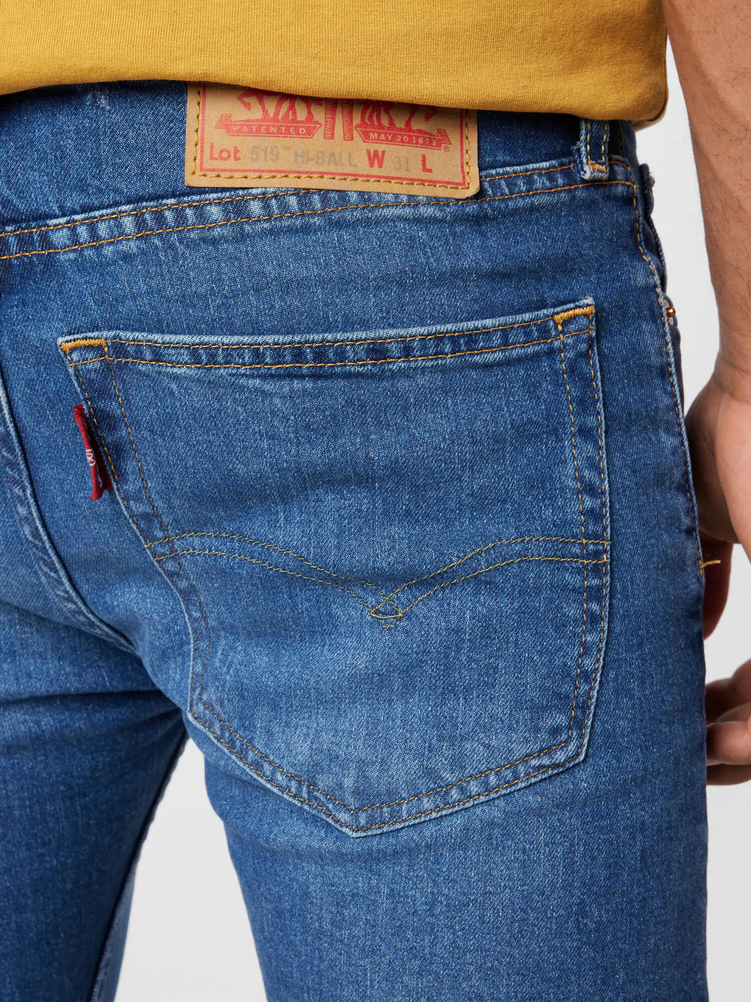 LEVI'S Džínsy '519™ EXT SKINNY HI-BALL B' modrá denim - Pepit.sk