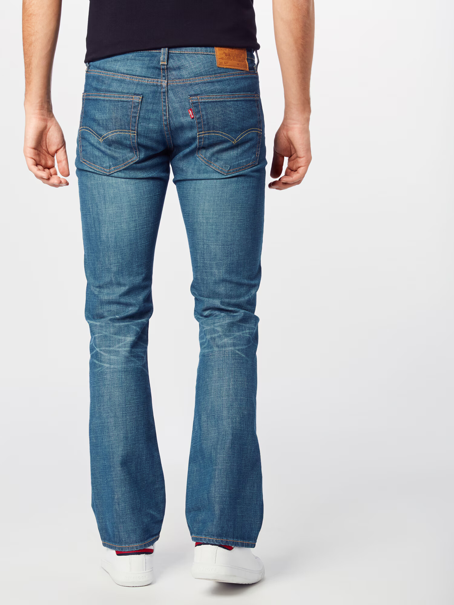 LEVI'S ® Džínsy '527™ SLIM BOOT CUT MED INDIGO - WORN IN' modrá denim - Pepit.sk