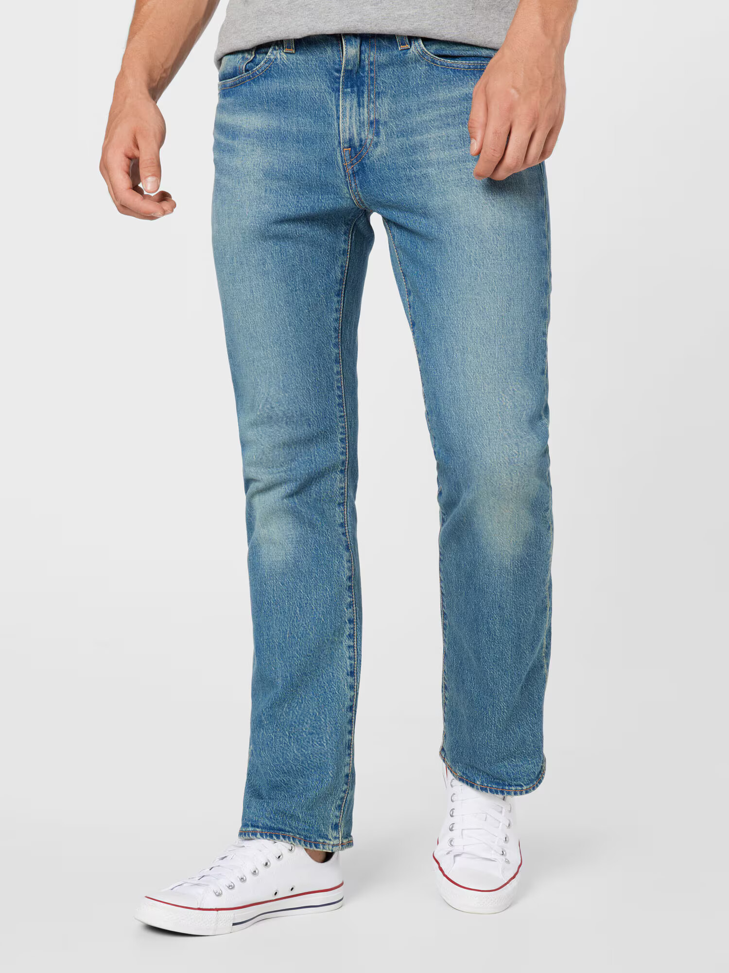 LEVI'S Džínsy '527™ SLIM BOOT CUT MED INDIGO - WORN IN' modrá denim - Pepit.sk