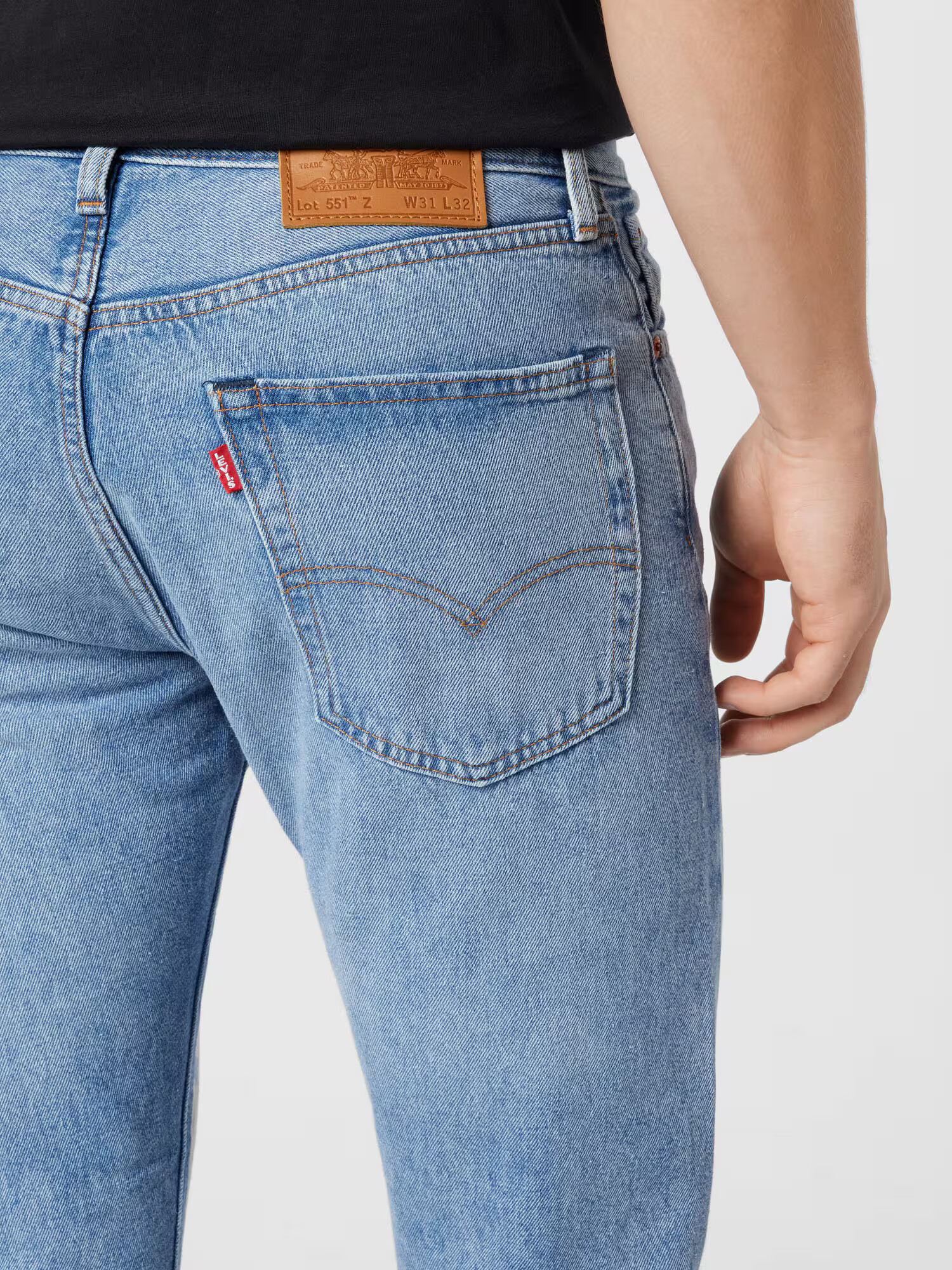 LEVI'S Džínsy '551 Z AUTHENTIC STRAIGHT' svetlomodrá - Pepit.sk