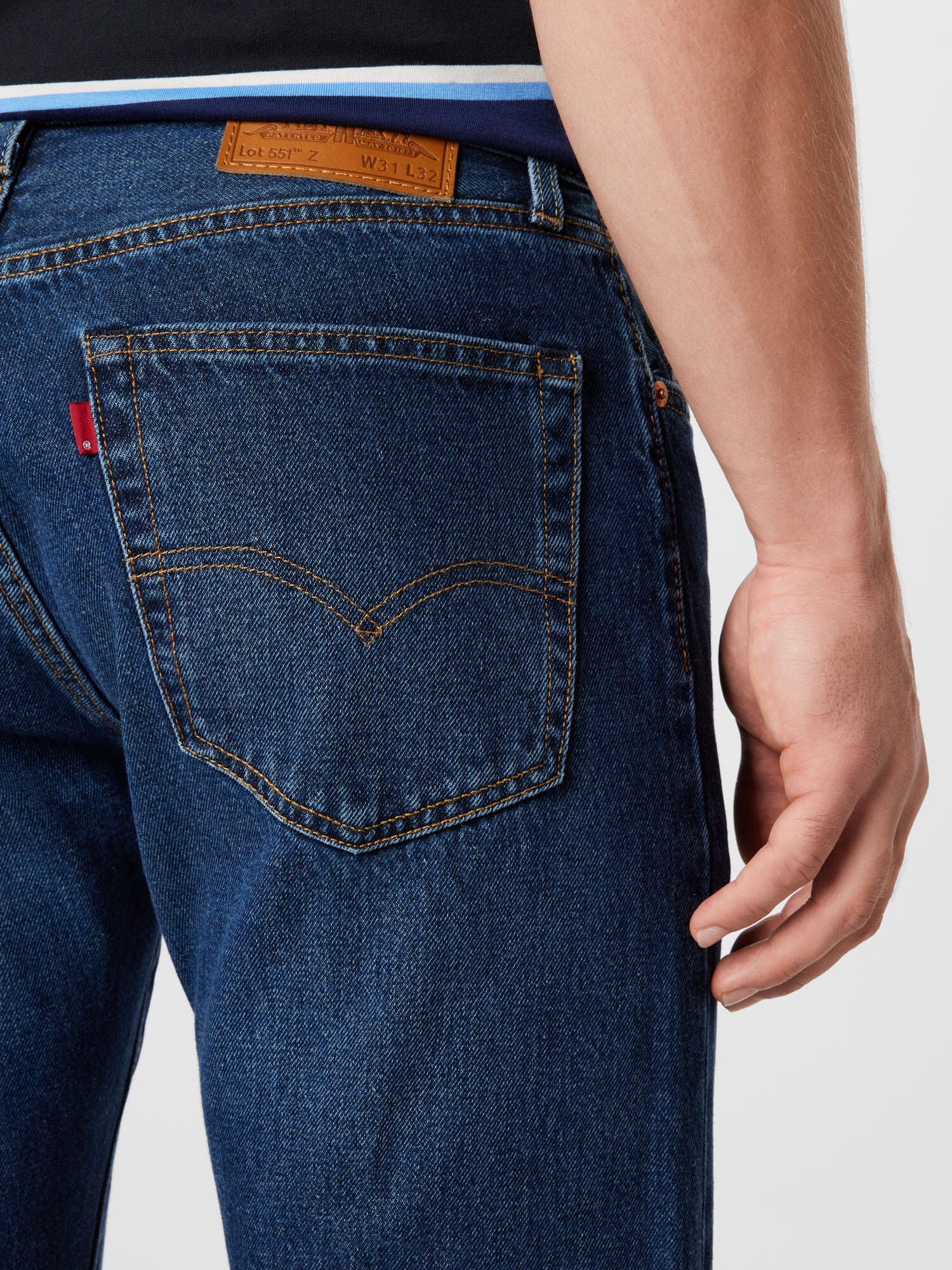 LEVI'S Džínsy '551Z AUTHENTIC STRAIGHT' modrá denim - Pepit.sk