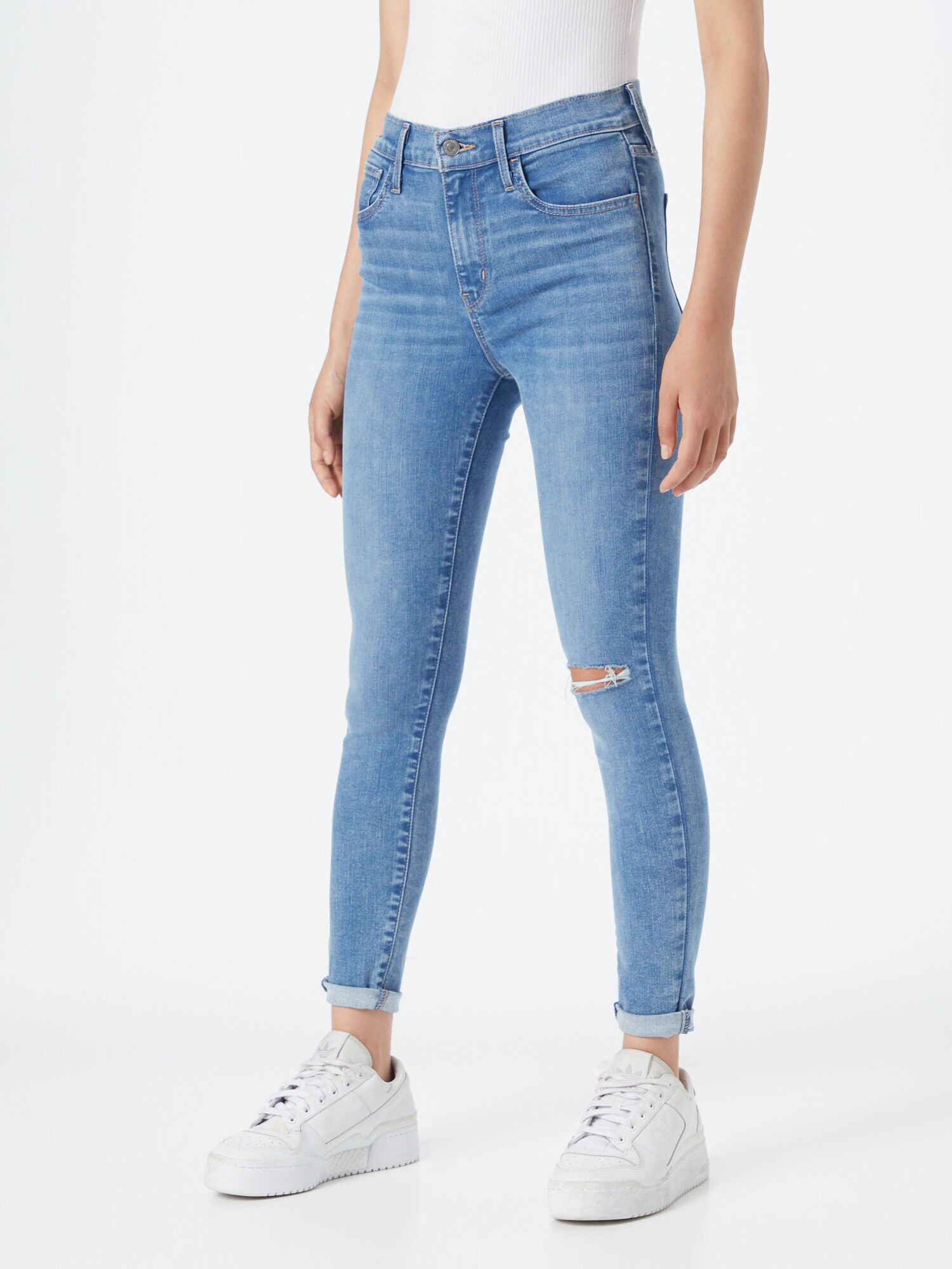 LEVI'S Džínsy '720 HIRISE SUPER SKINNY' modrá denim - Pepit.sk