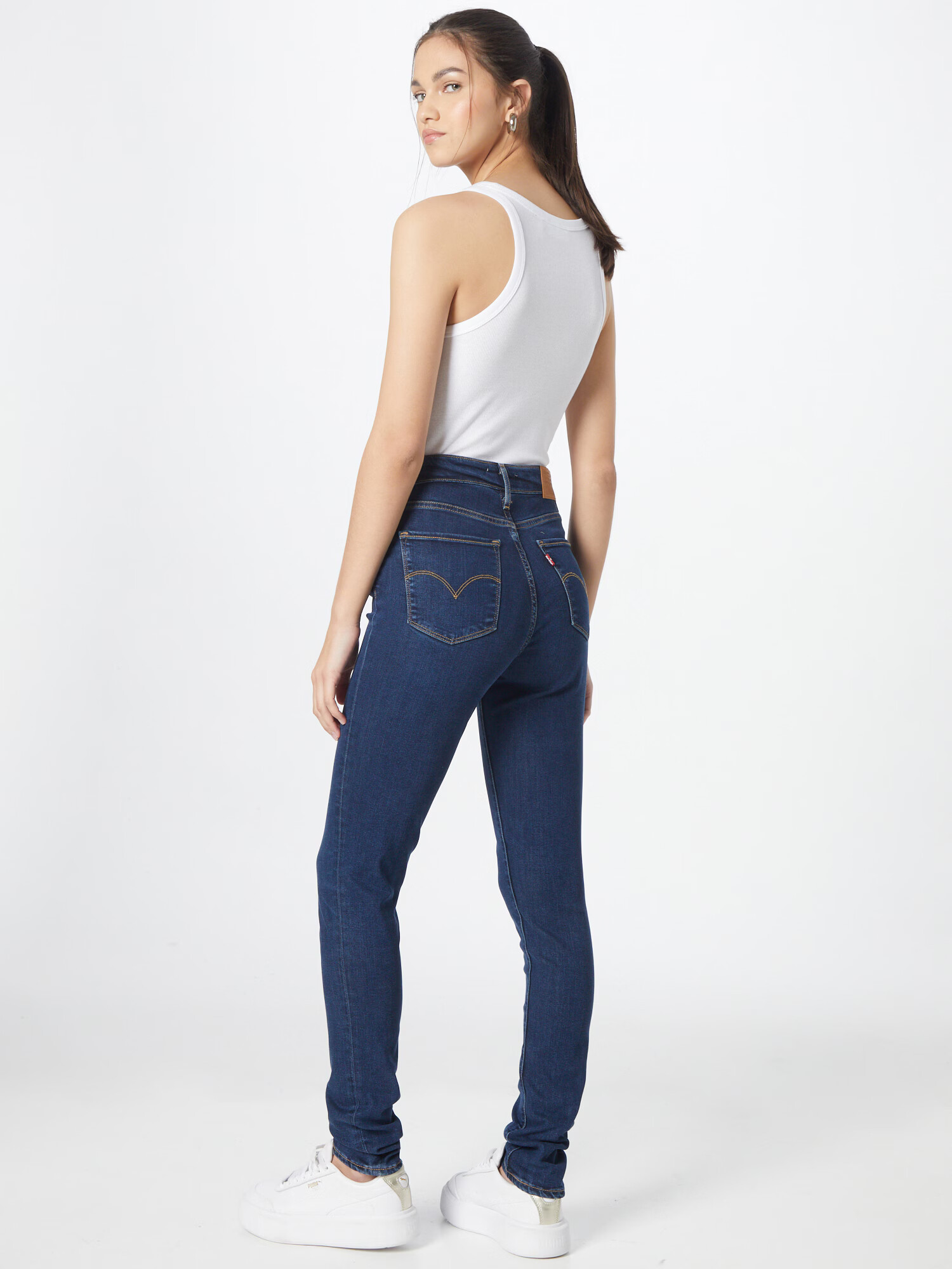 LEVI'S Džínsy '721 HIGH RISE SKINNY' modrá denim - Pepit.sk