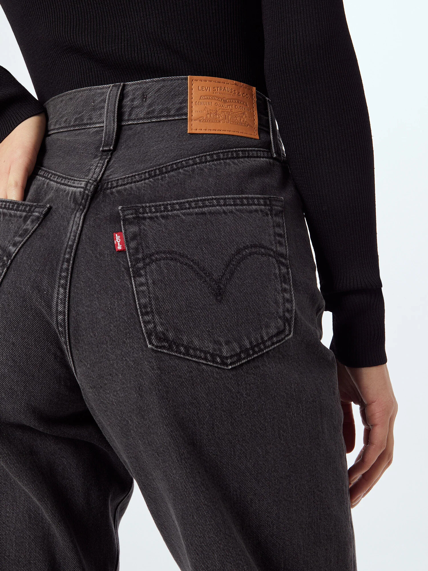 LEVI'S Džínsy čierny denim - Pepit.sk