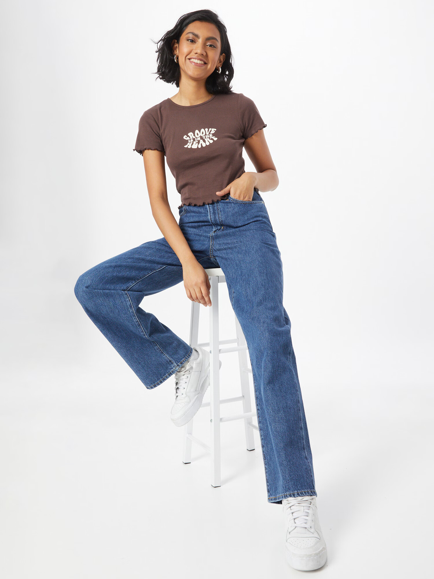 LEVI'S Džínsy 'HIGH WAISTED STRAIGHT' modrá denim - Pepit.sk