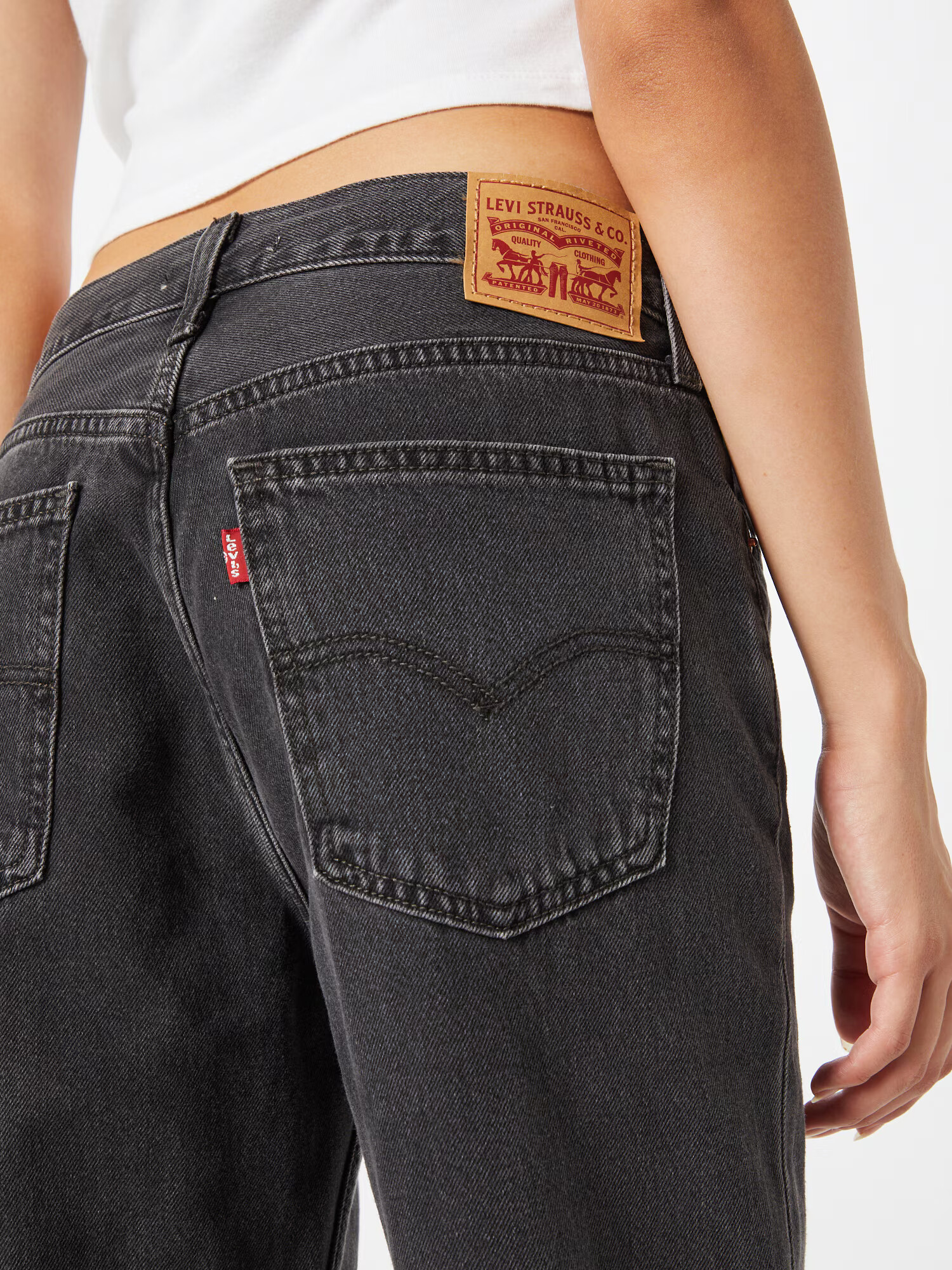 LEVI'S Džínsy 'Low Pro' čierny denim - Pepit.sk