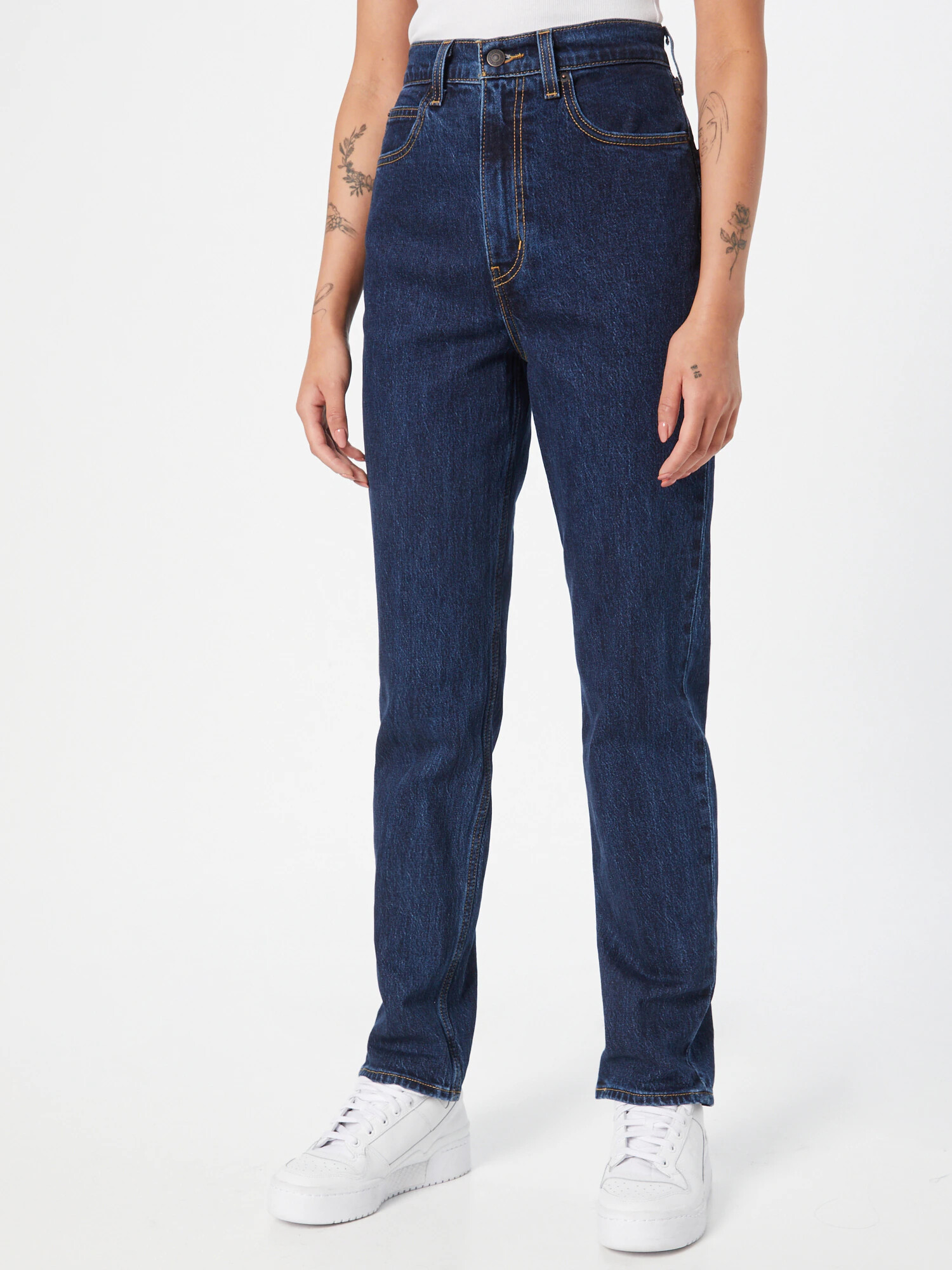 LEVI'S Džínsy '70'S HIGH STRAIGHT JEANS' modrá denim - Pepit.sk