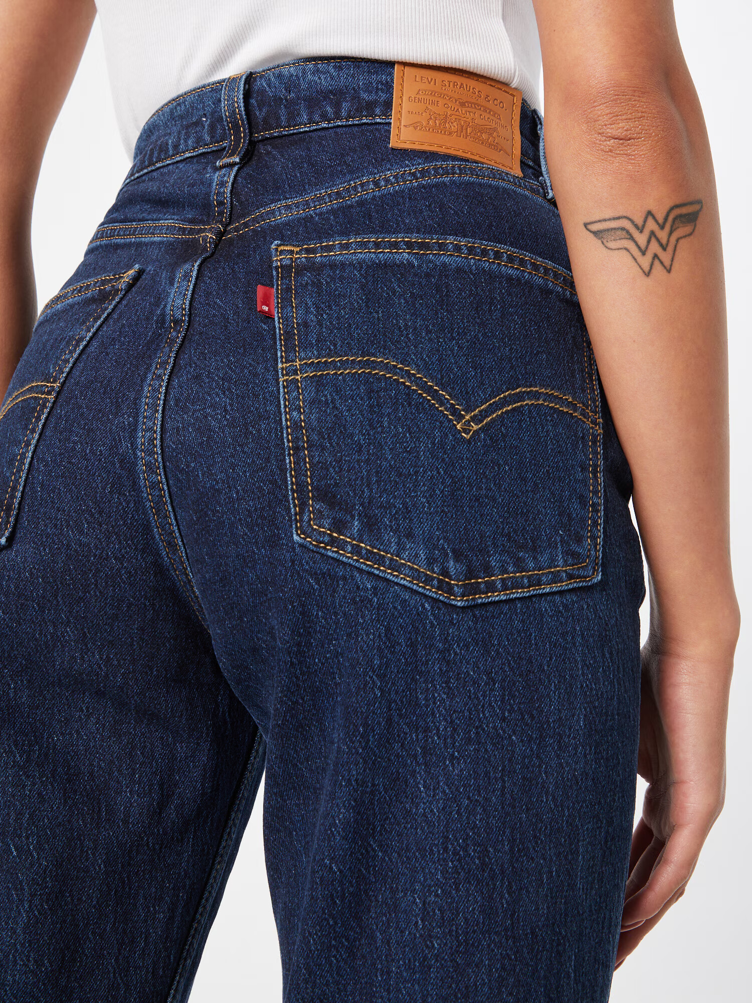 LEVI'S Džínsy '70'S HIGH STRAIGHT JEANS' modrá denim - Pepit.sk