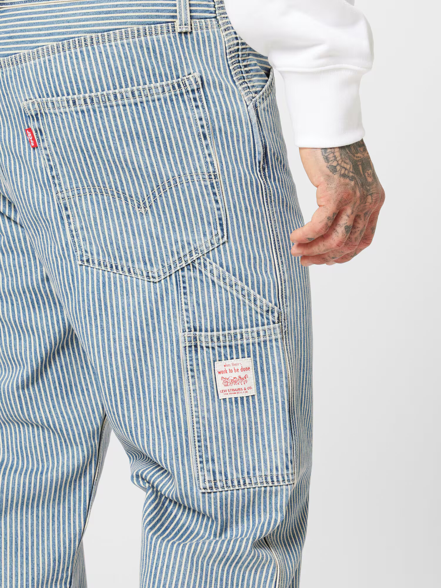 LEVI'S Džínsy modrá denim / biela - Pepit.sk