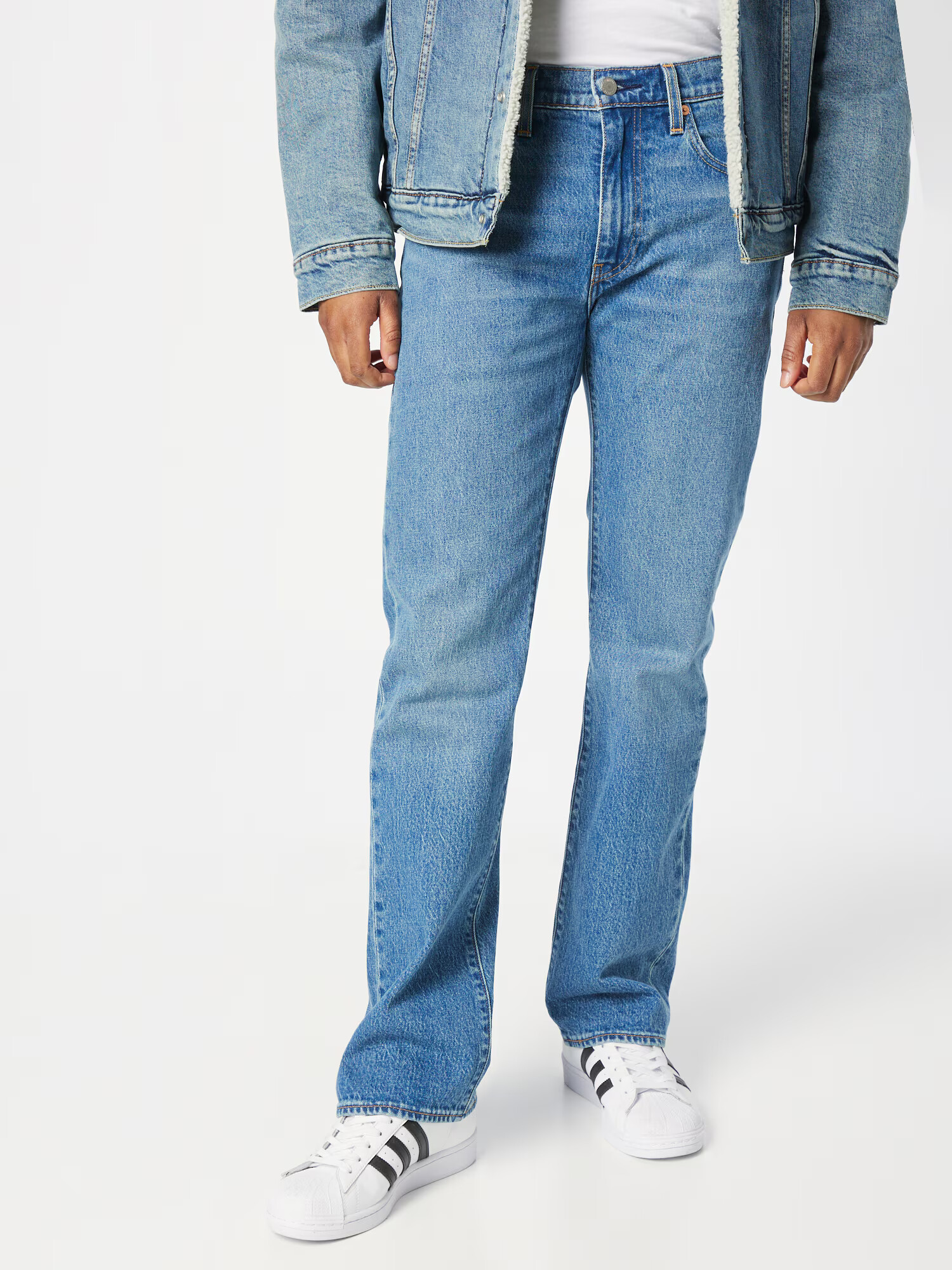 LEVI'S Džínsy '527™ SLIM BOOT CUT' modrá denim / hnedá - Pepit.sk