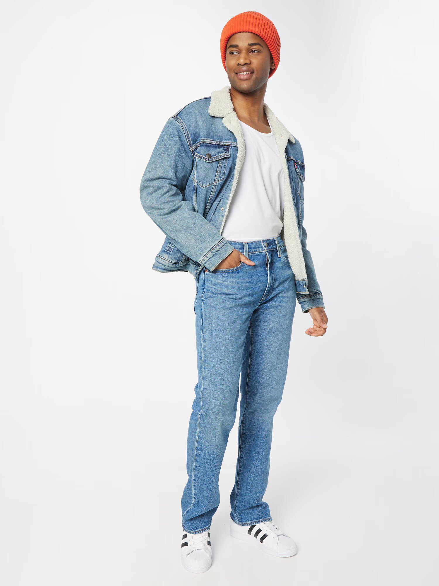 LEVI'S Džínsy '527™ SLIM BOOT CUT' modrá denim / hnedá - Pepit.sk