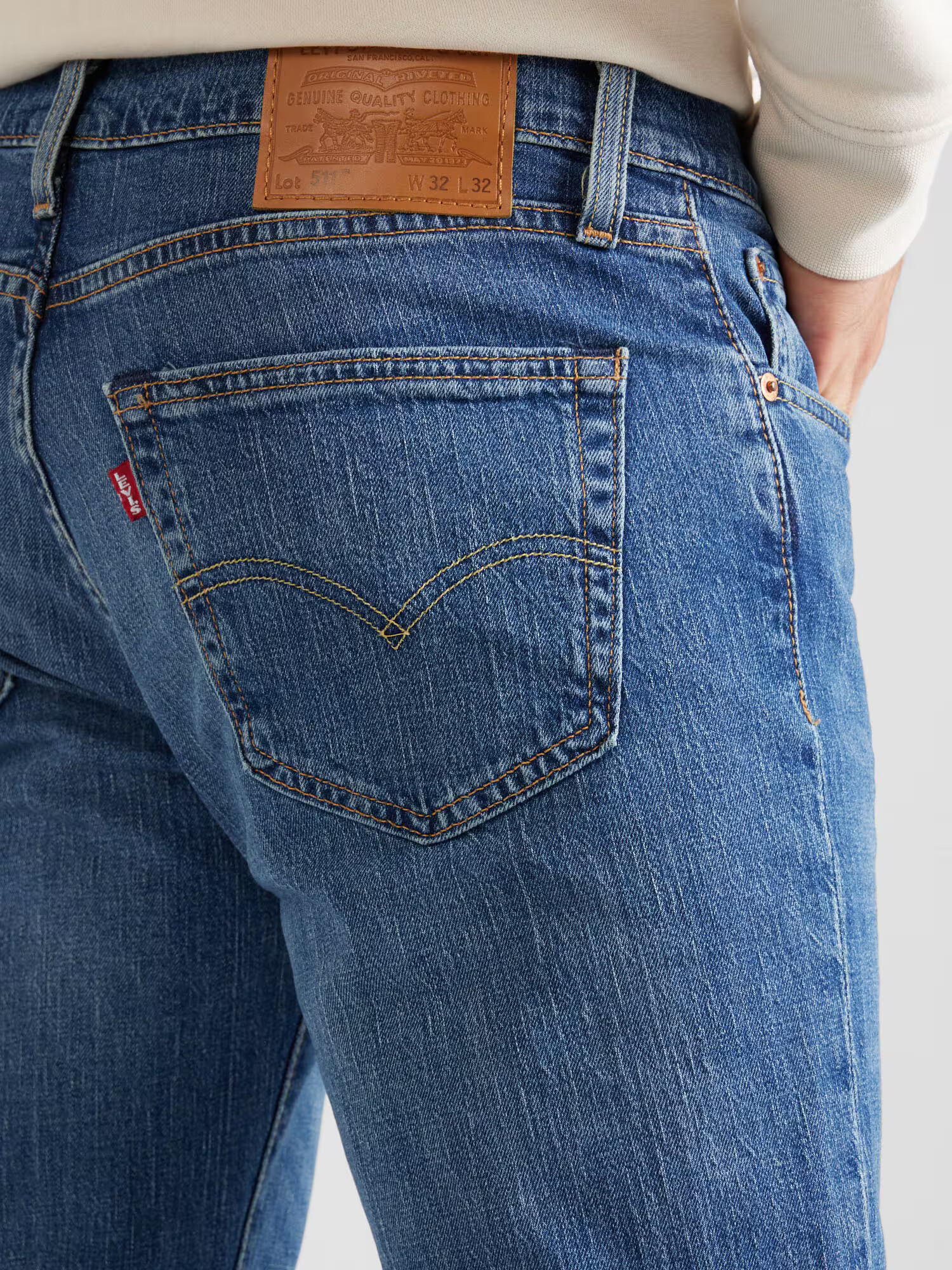 LEVI'S ® Džínsy modrá denim / karamelová - Pepit.sk