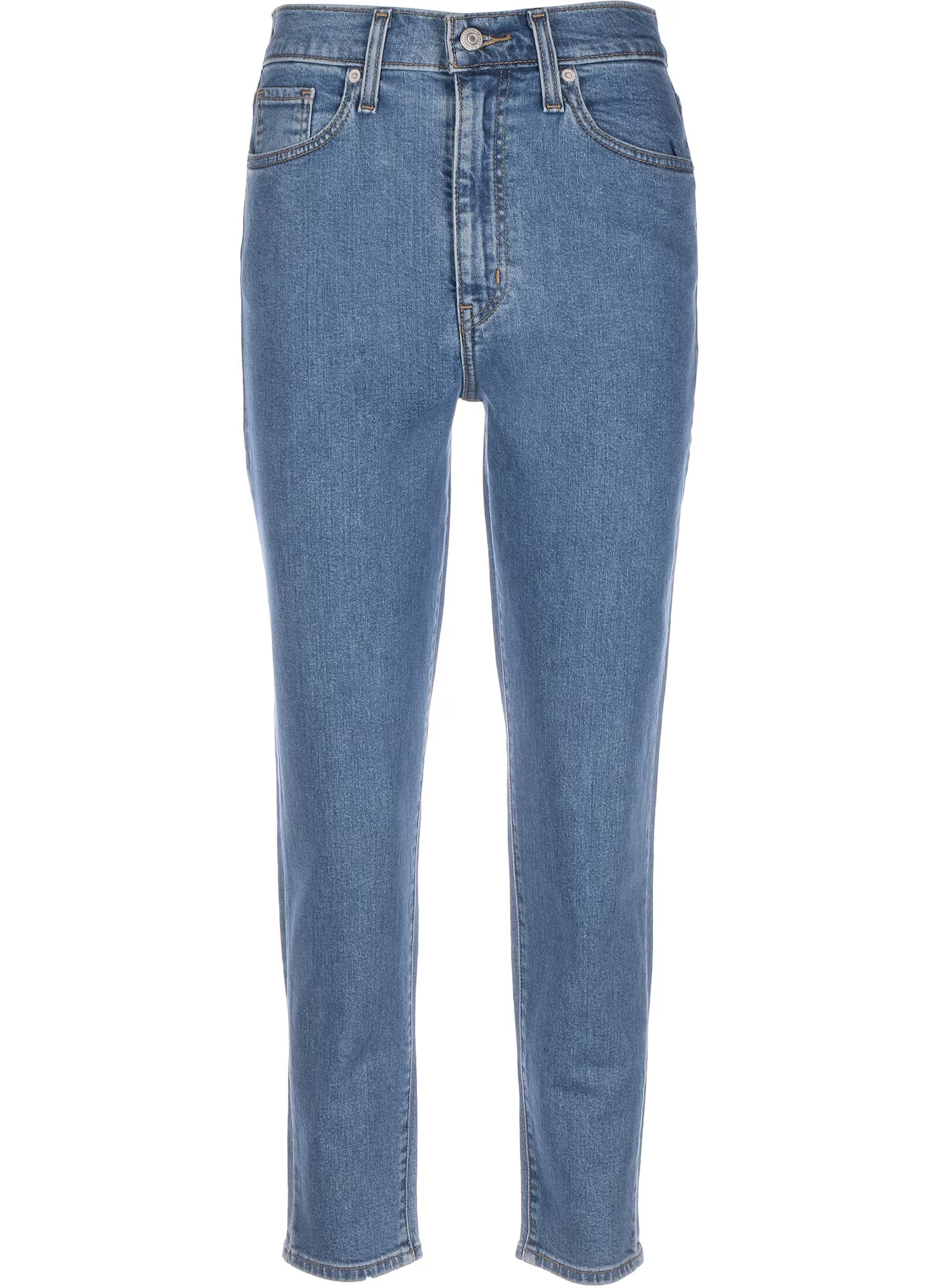 LEVI'S Džínsy 'HIGH WAISTED MOM JEAN MED INDIGO - FLAT FINISH' modrá denim - Pepit.sk