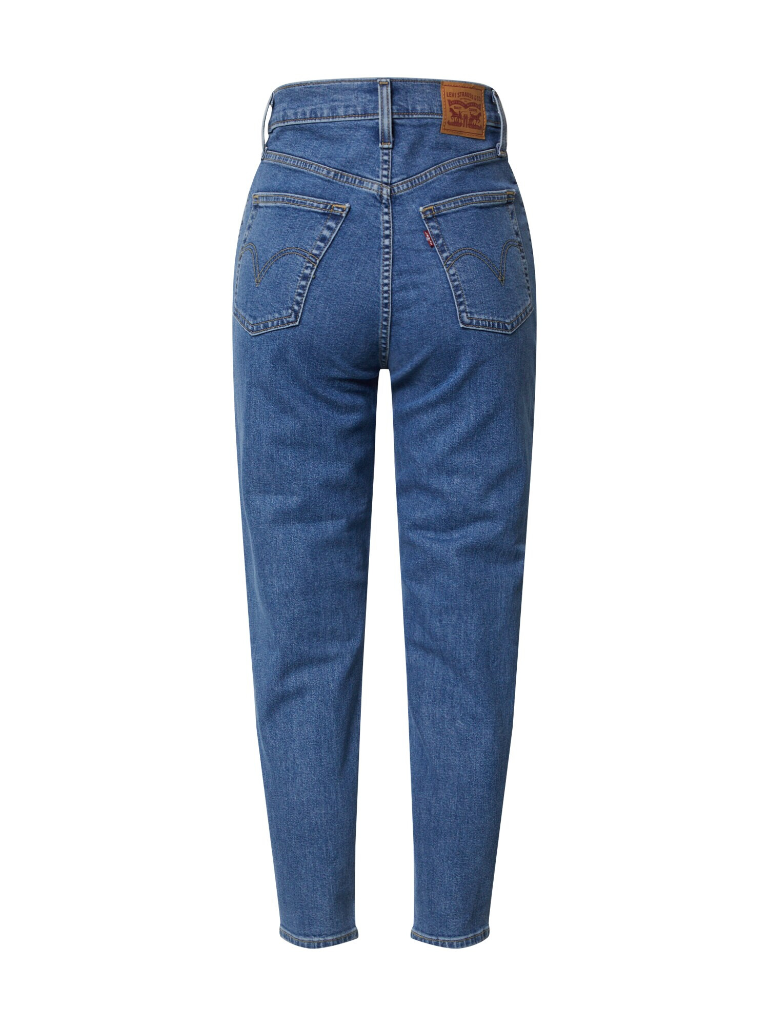 LEVI'S Džínsy 'HIGH WAISTED MOM JEAN MED INDIGO - FLAT FINISH' modrá denim - Pepit.sk