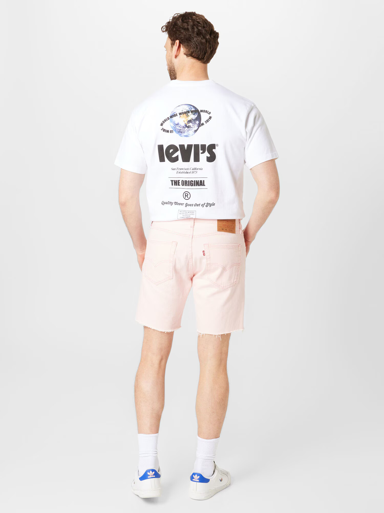 LEVI'S Džínsy '501 93 SHORTS AC465 MEDIUM IND' ružová - Pepit.sk