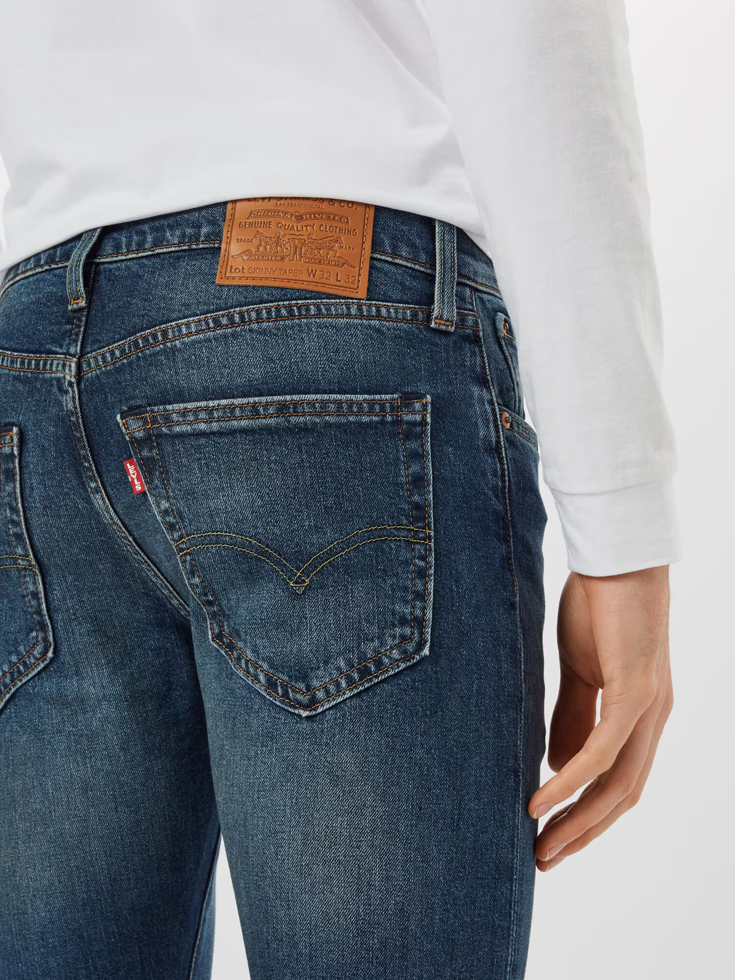 LEVI'S Džínsy 'SKINNY TAPER' modrá denim - Pepit.sk