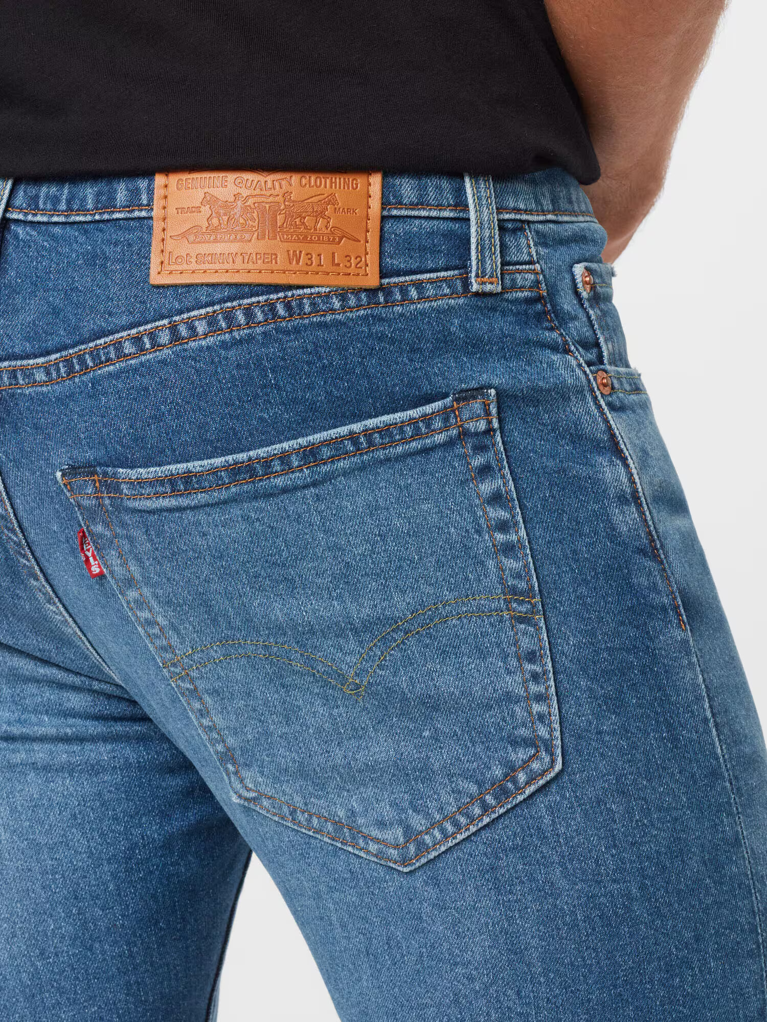 LEVI'S Džínsy 'SKINNY TAPER' modrá denim - Pepit.sk