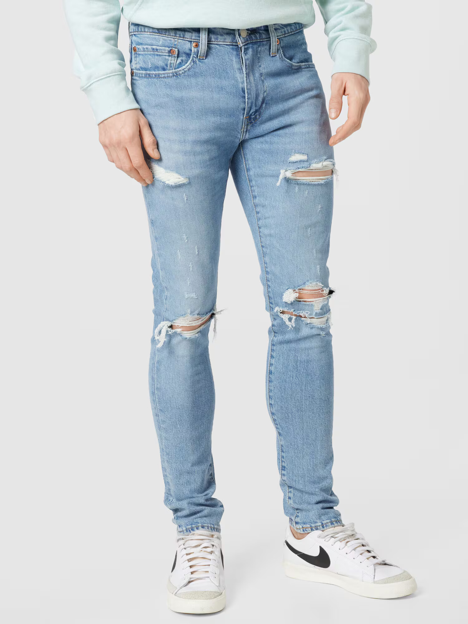 LEVI'S ® Džínsy 'SKINNY TAPER' svetlomodrá - Pepit.sk